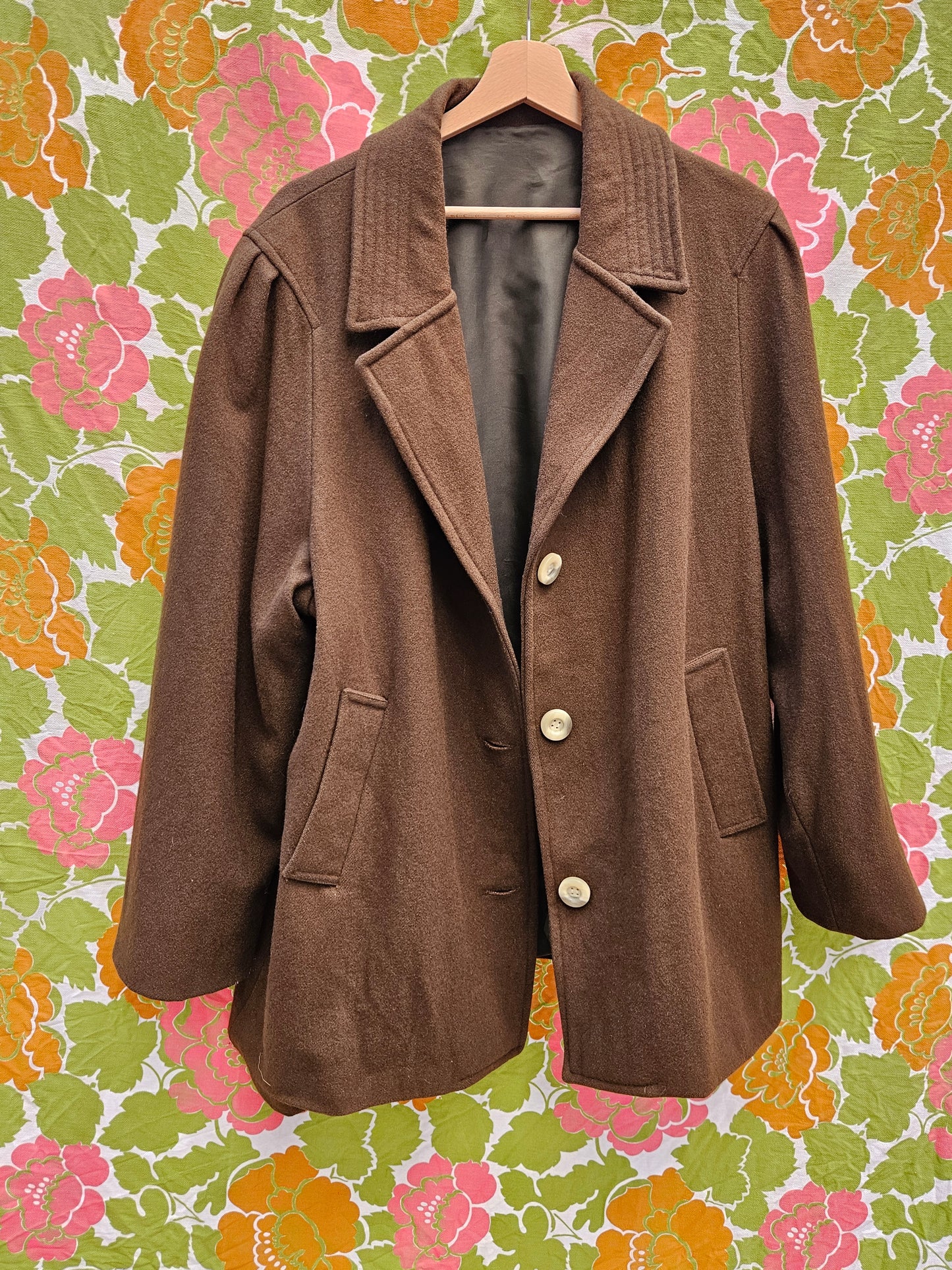 Veste kaki en laine
