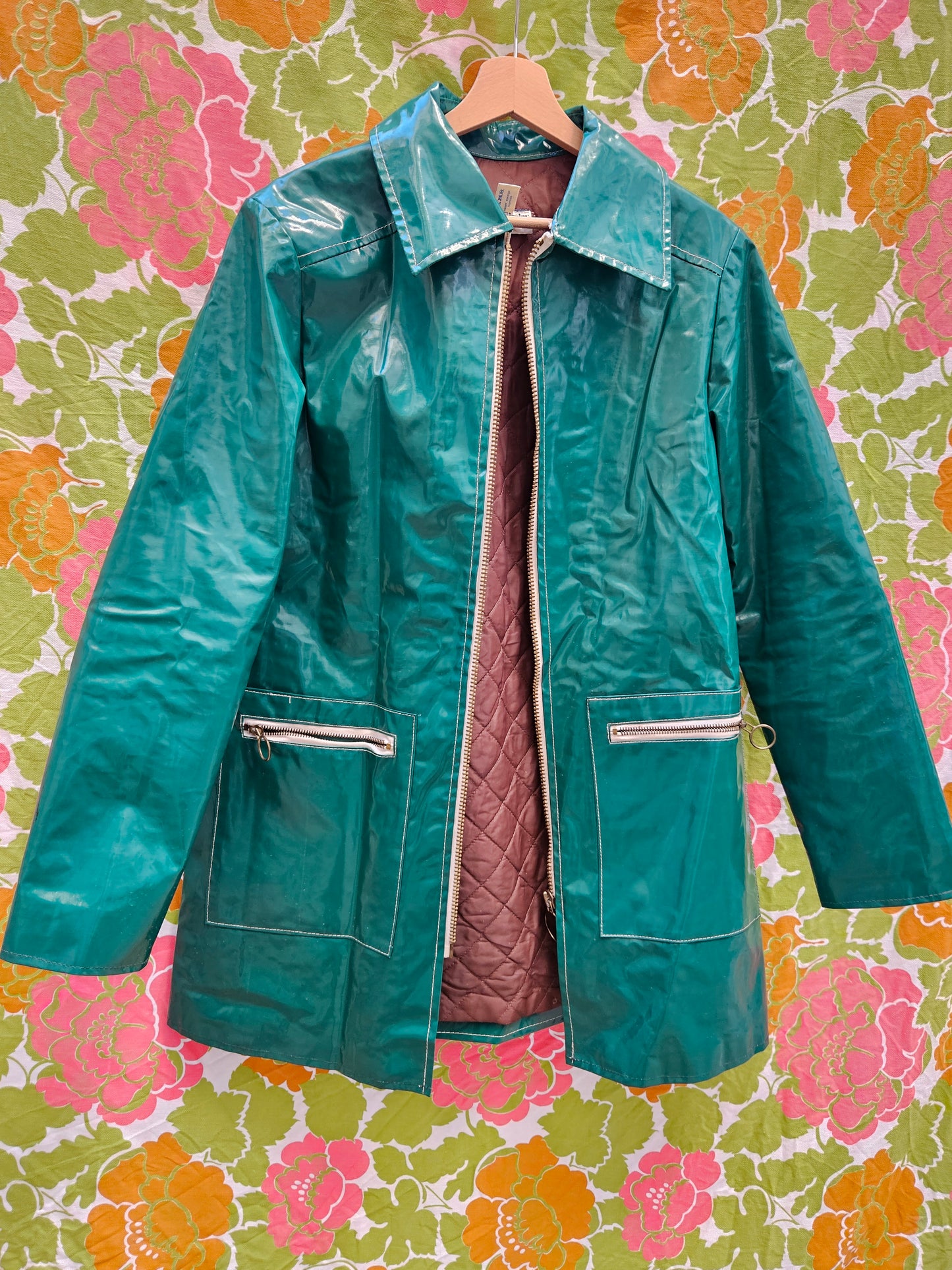 Manteau coton enduit