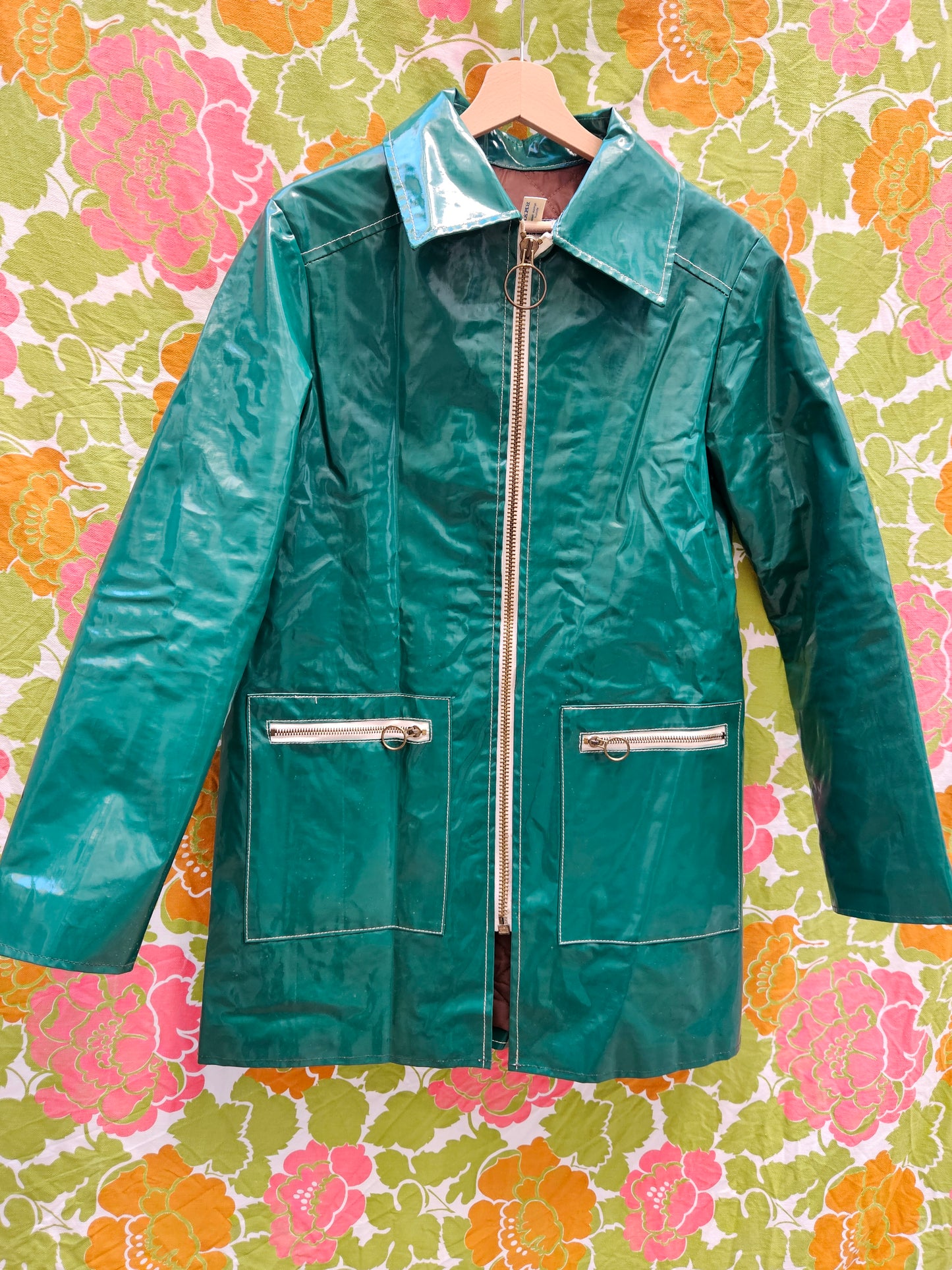 Manteau coton enduit
