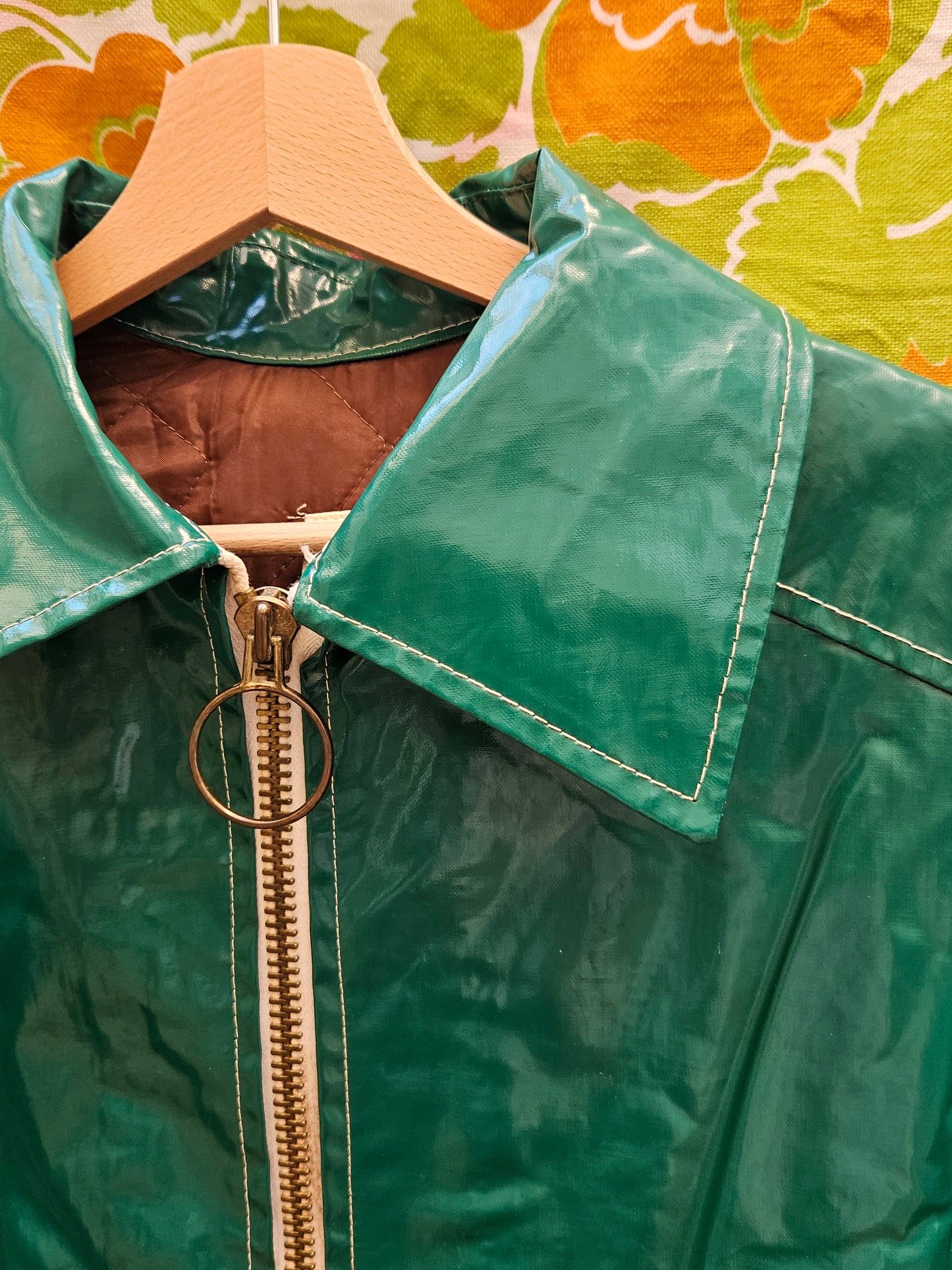 Manteau coton enduit