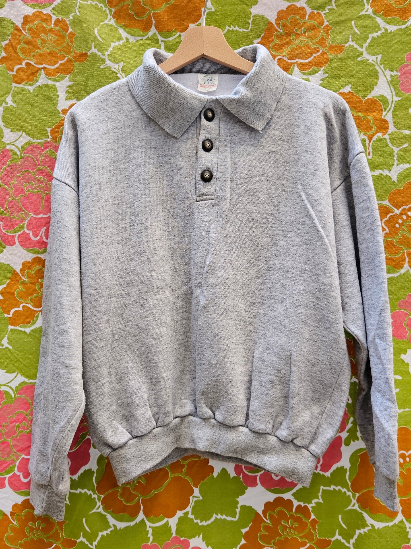 Sweatshirt col polo
