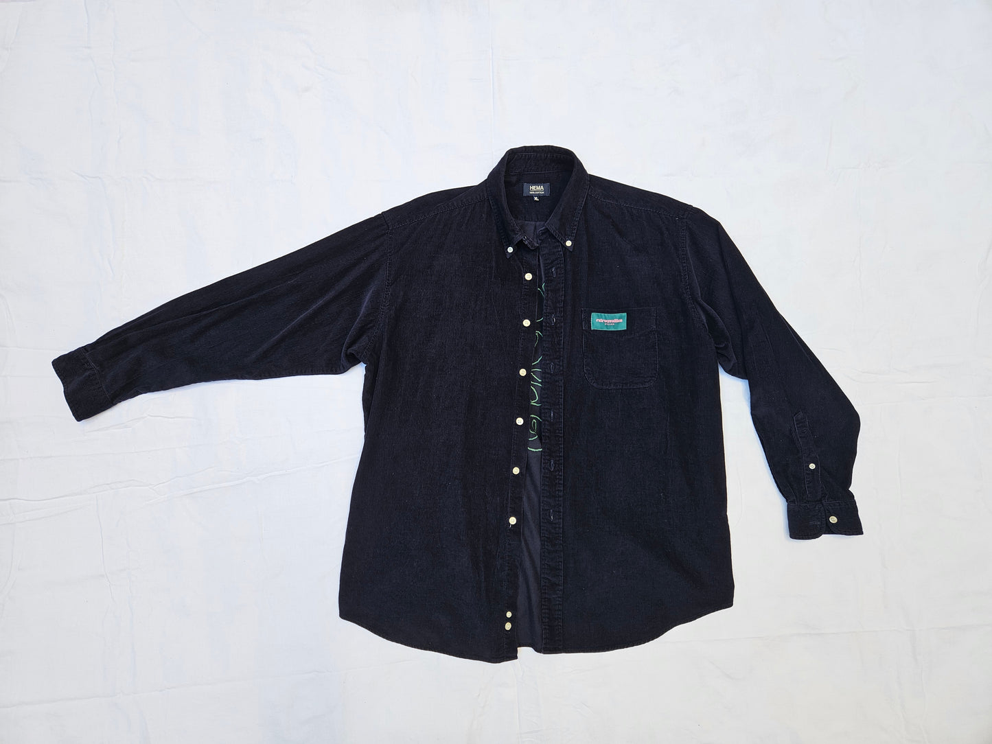 Chemise velours côtelé