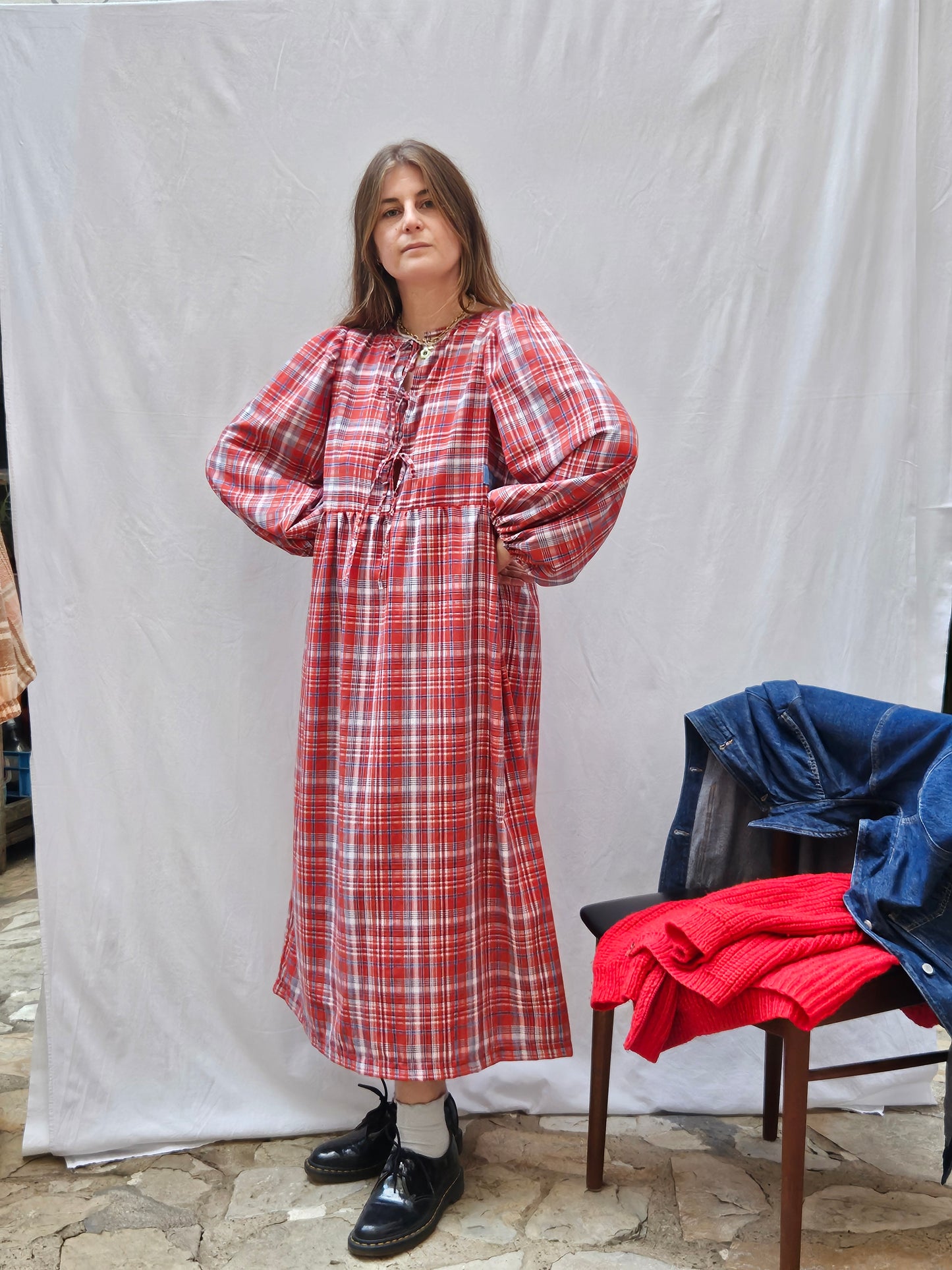 Robe à carreaux