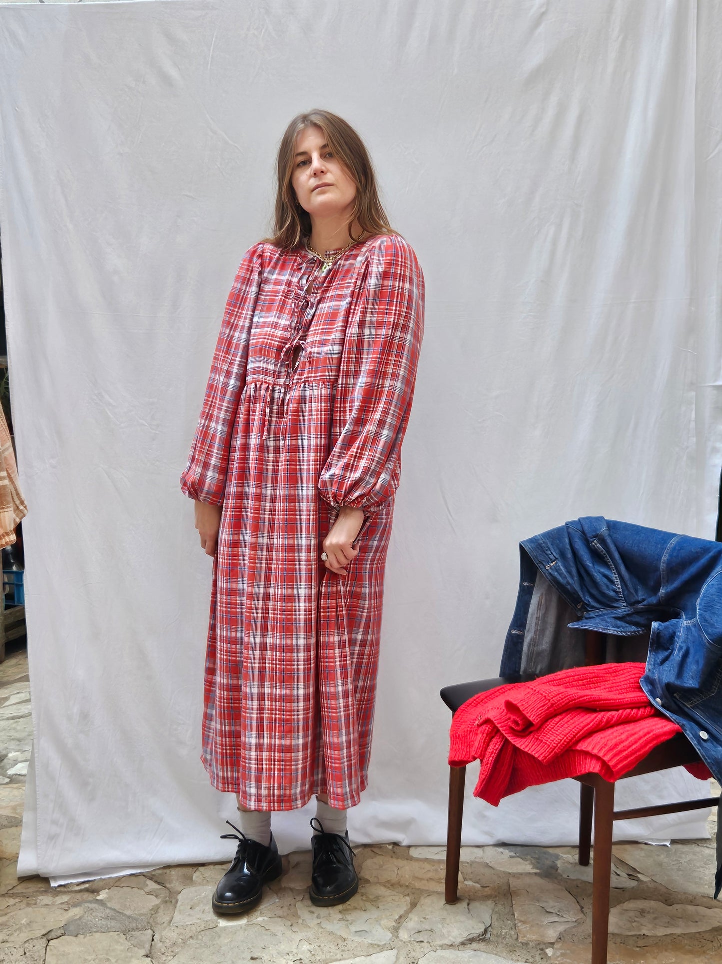 Robe à carreaux
