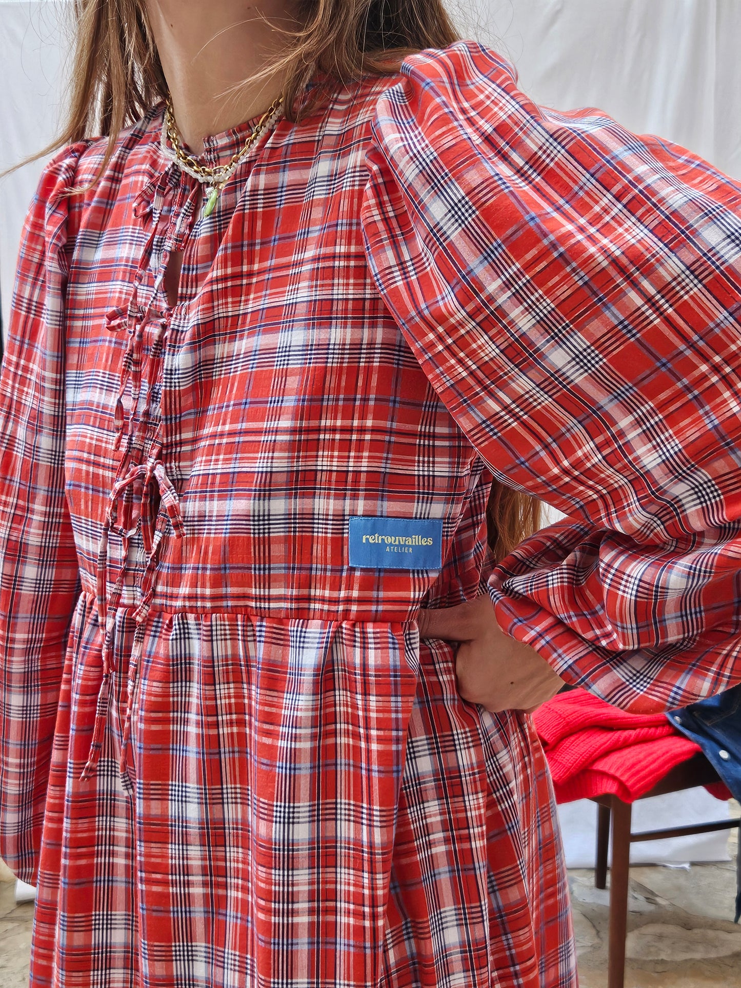 Robe à carreaux