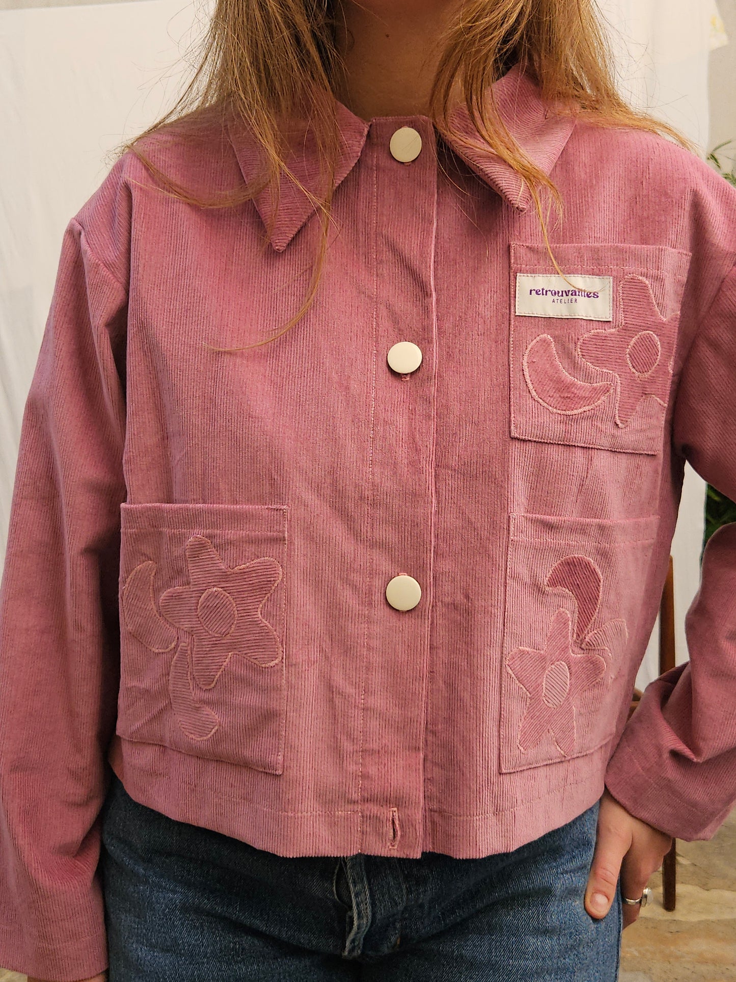 Veste velours côtelé