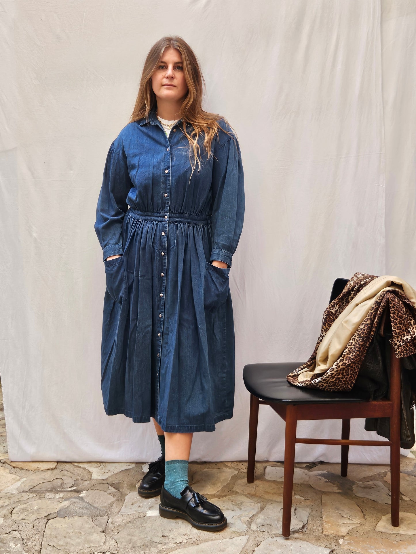 Robe en jean