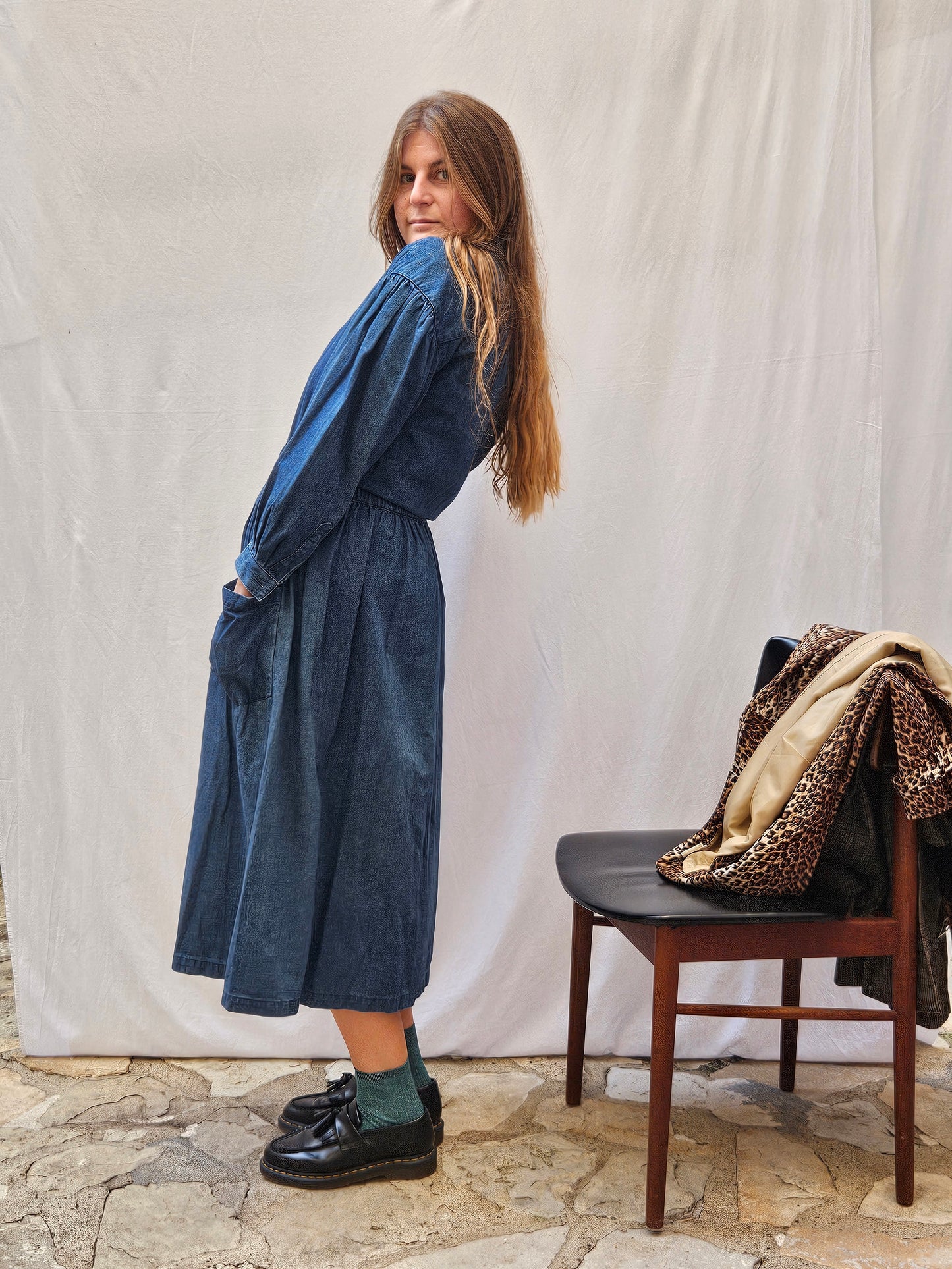 Robe en jean