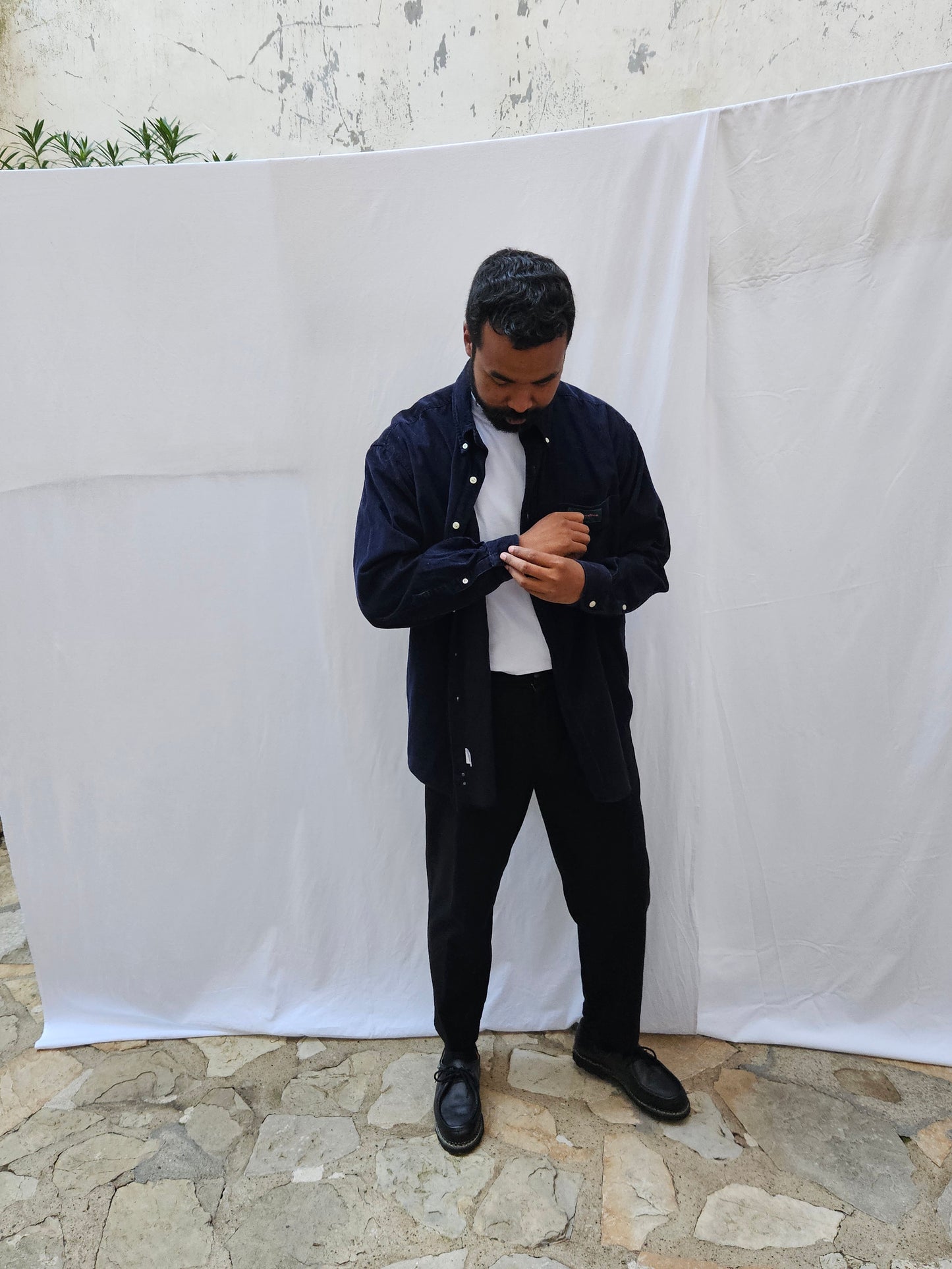 Chemise velours côtelé