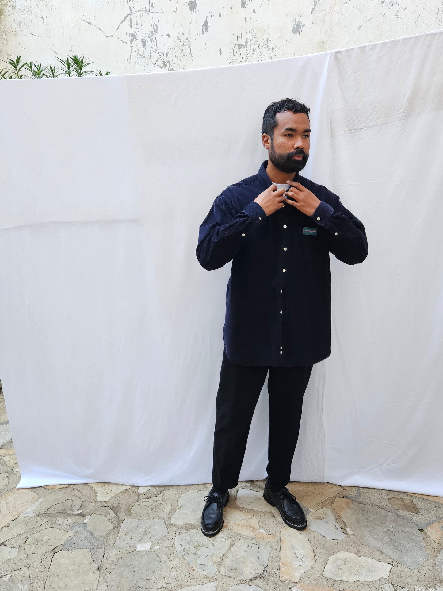 Chemise velours côtelé
