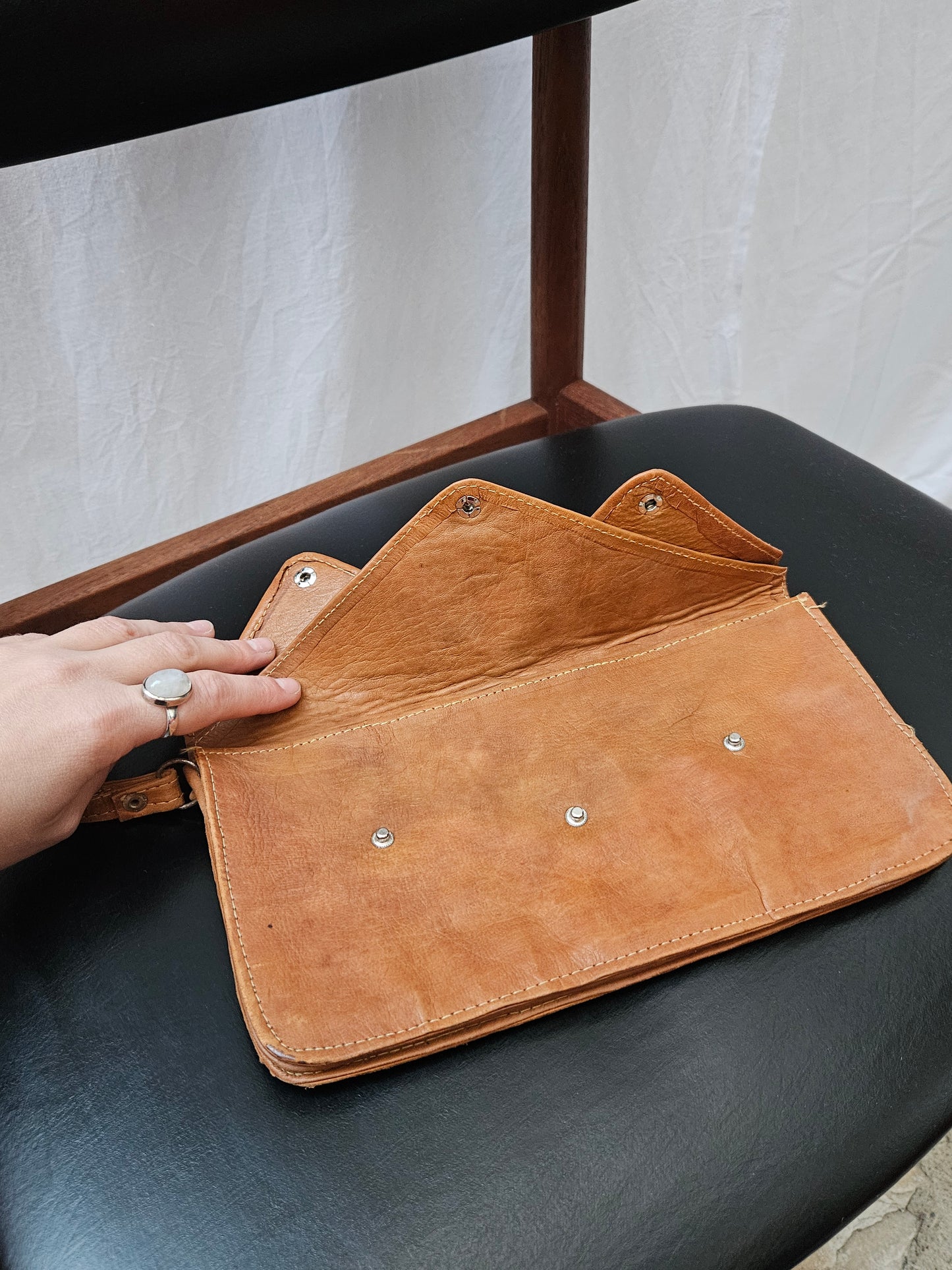 Pochette en cuir