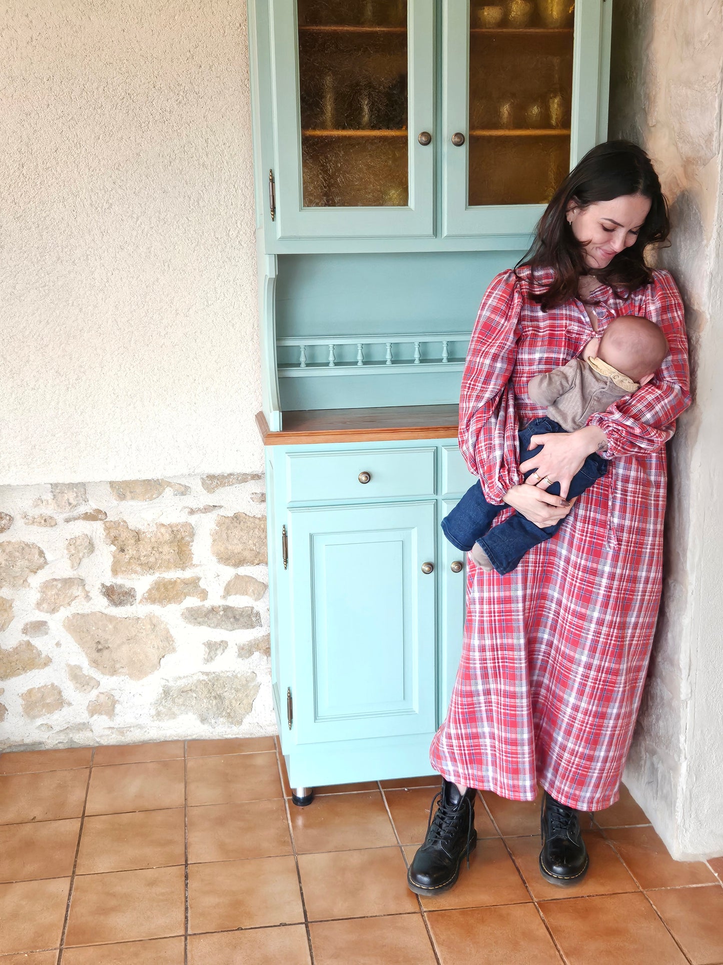 Robe à carreaux