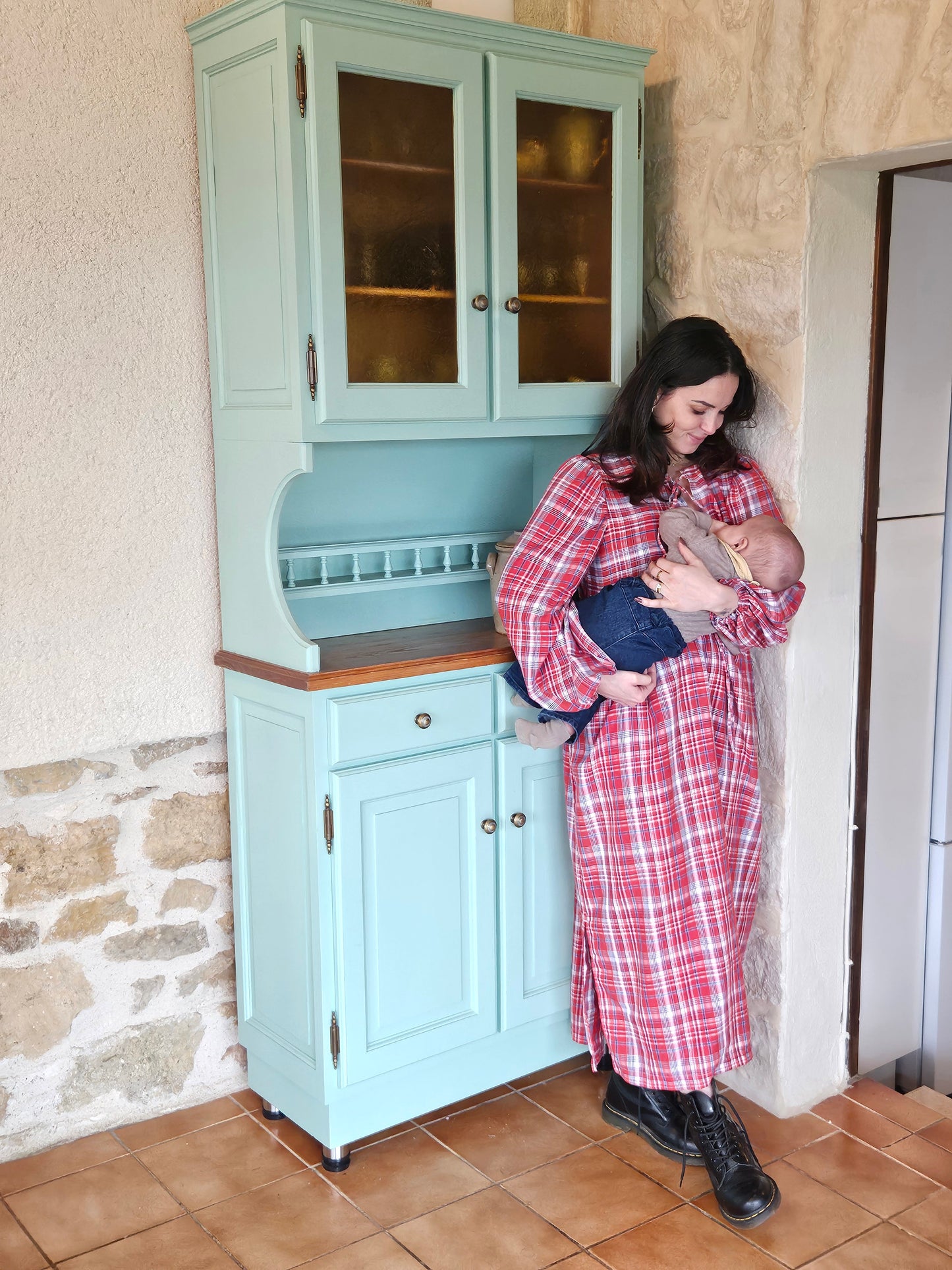 Robe à carreaux