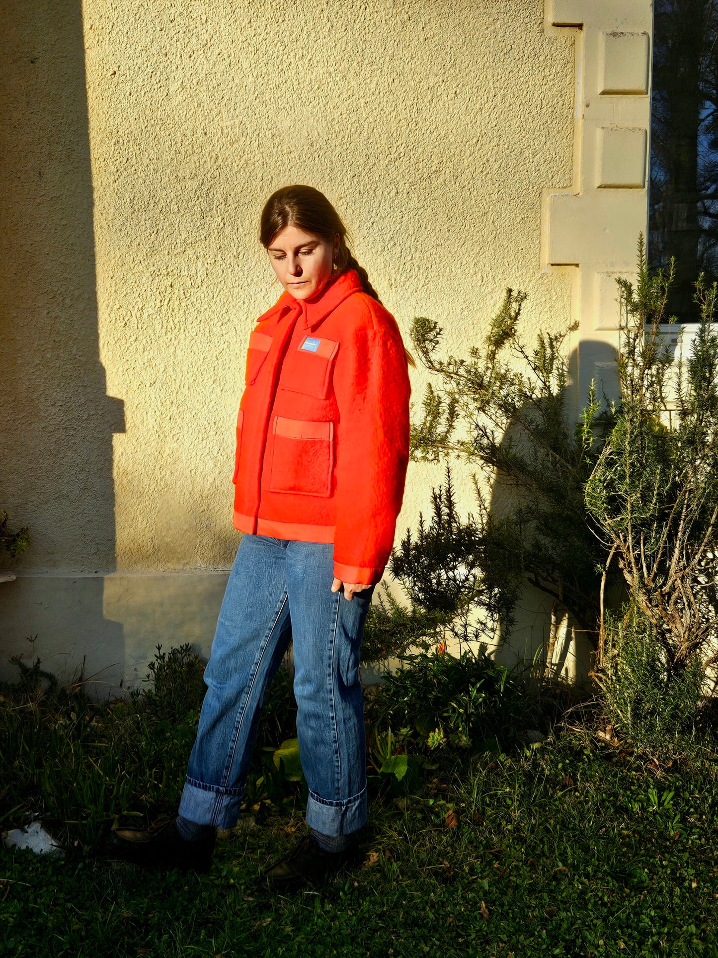 Veste couverture rouge