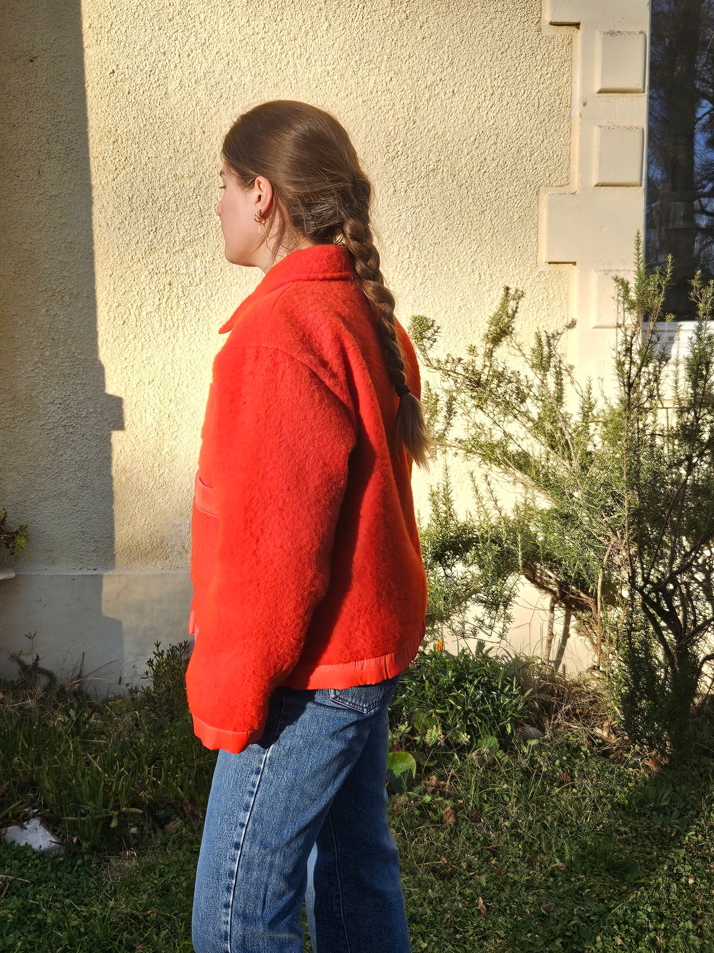 Veste couverture rouge