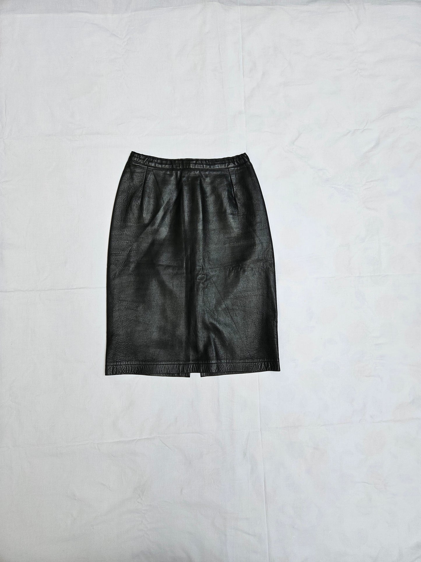 Jupe en cuir