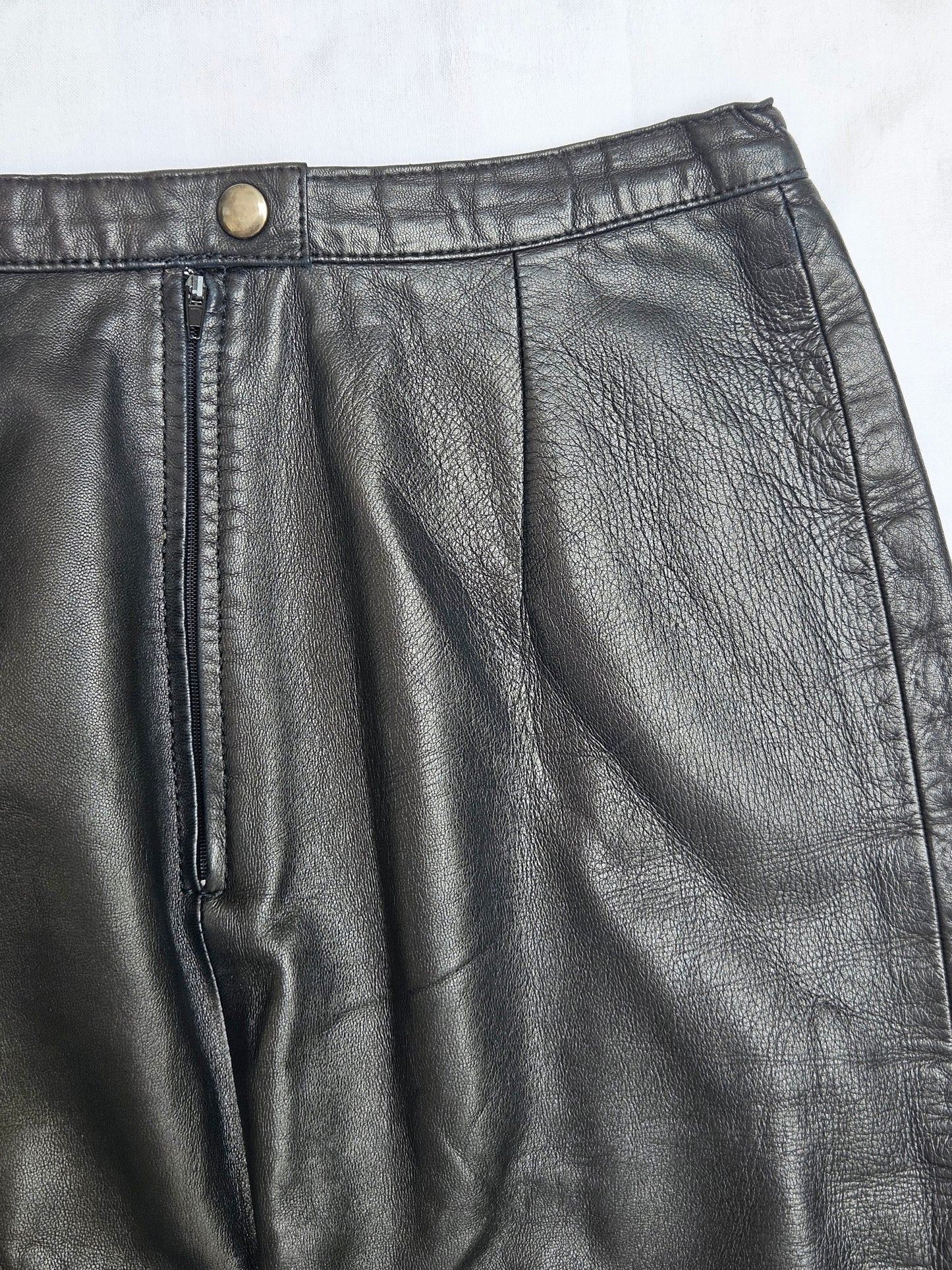 Jupe en cuir