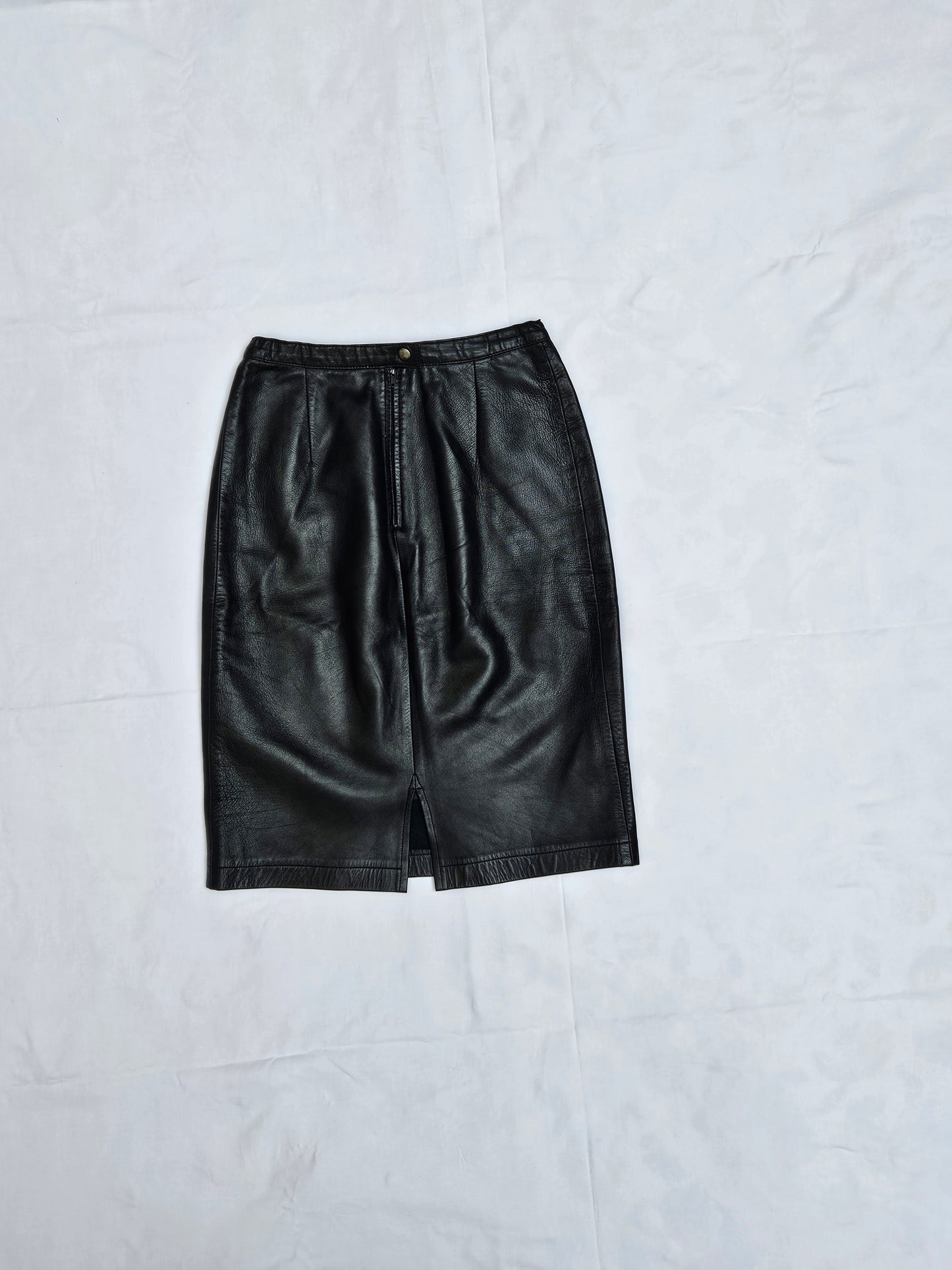 Jupe en cuir