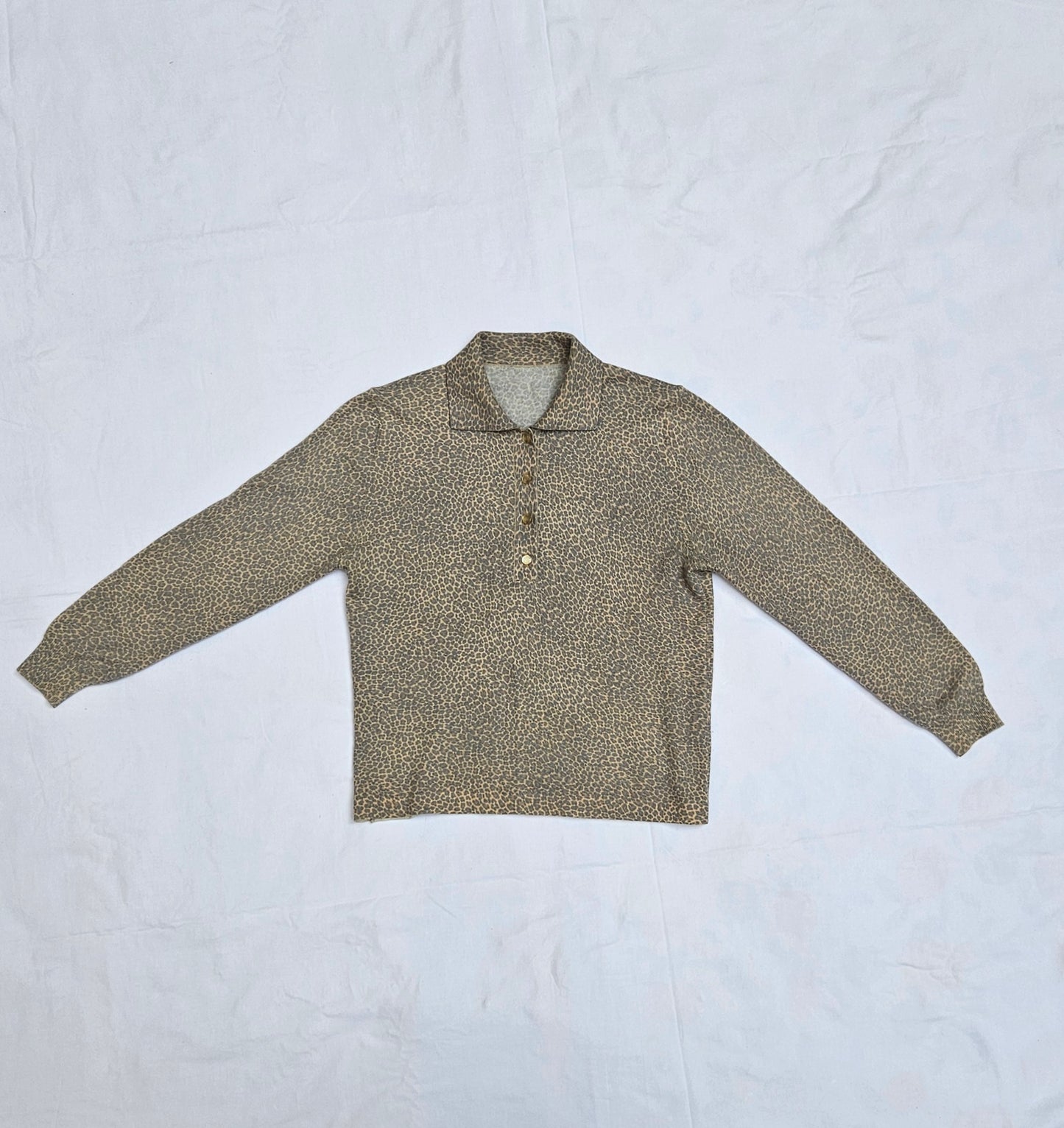 Pull polo léopard
