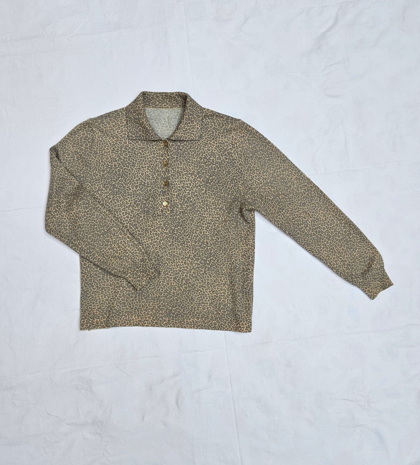 Pull polo léopard