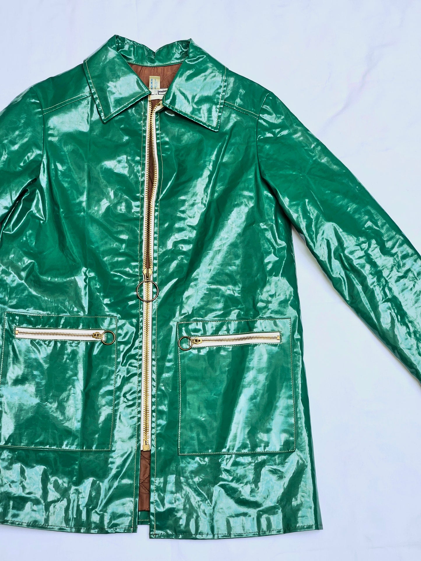 Manteau coton enduit