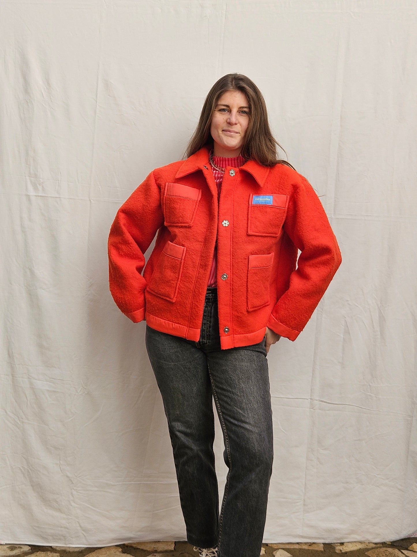 Veste couverture rouge