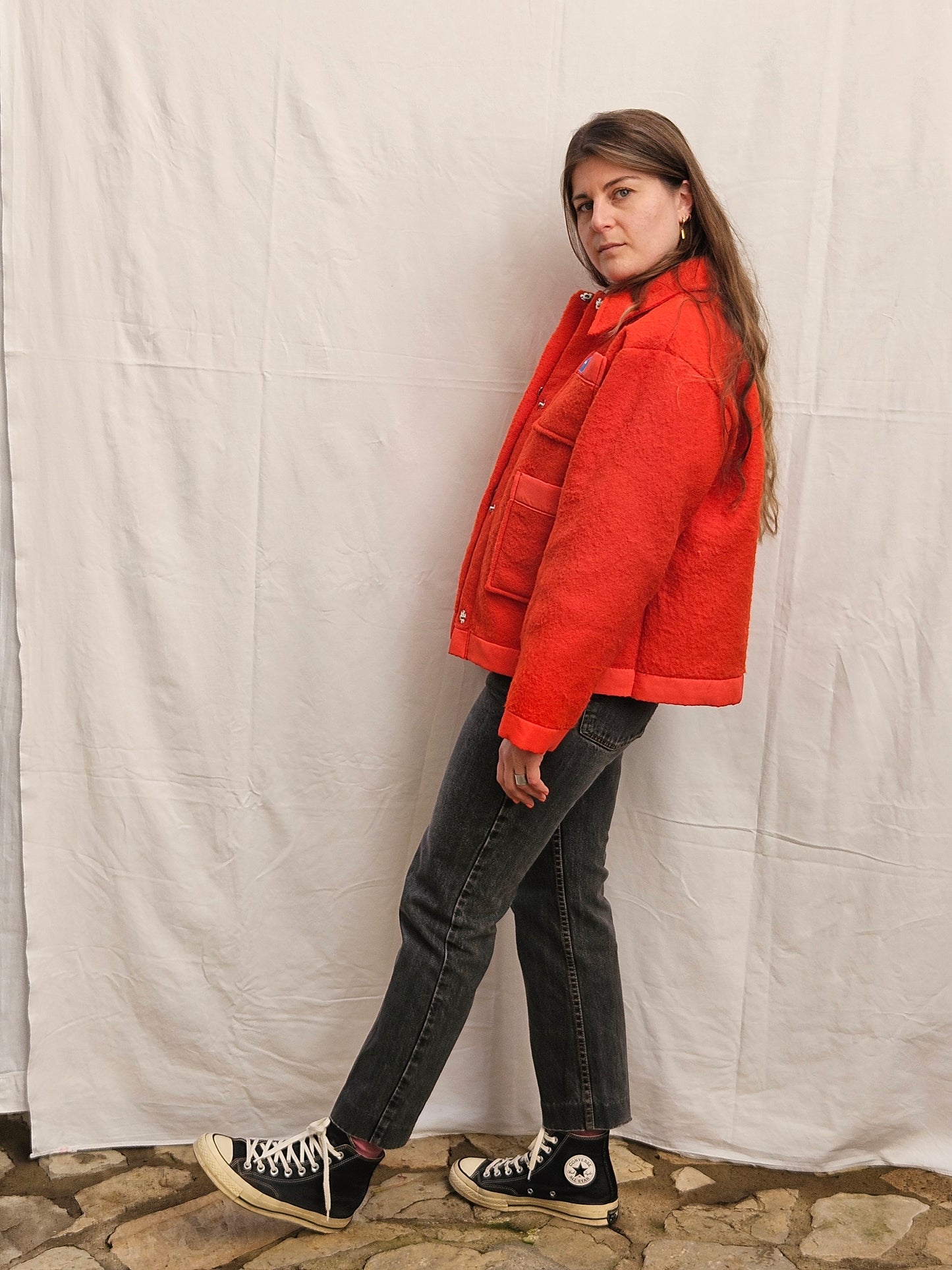Veste couverture rouge