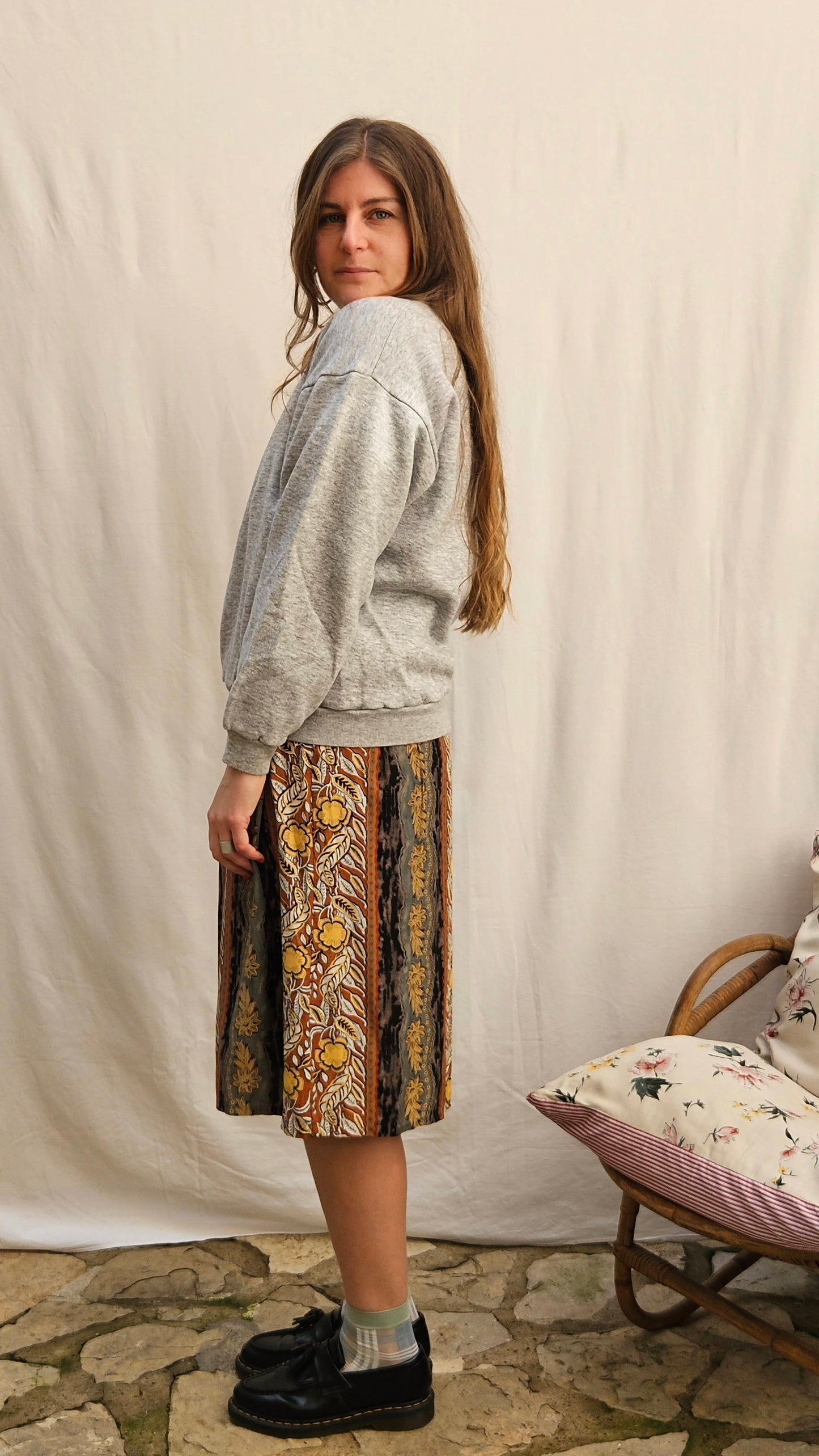 Sweatshirt col polo