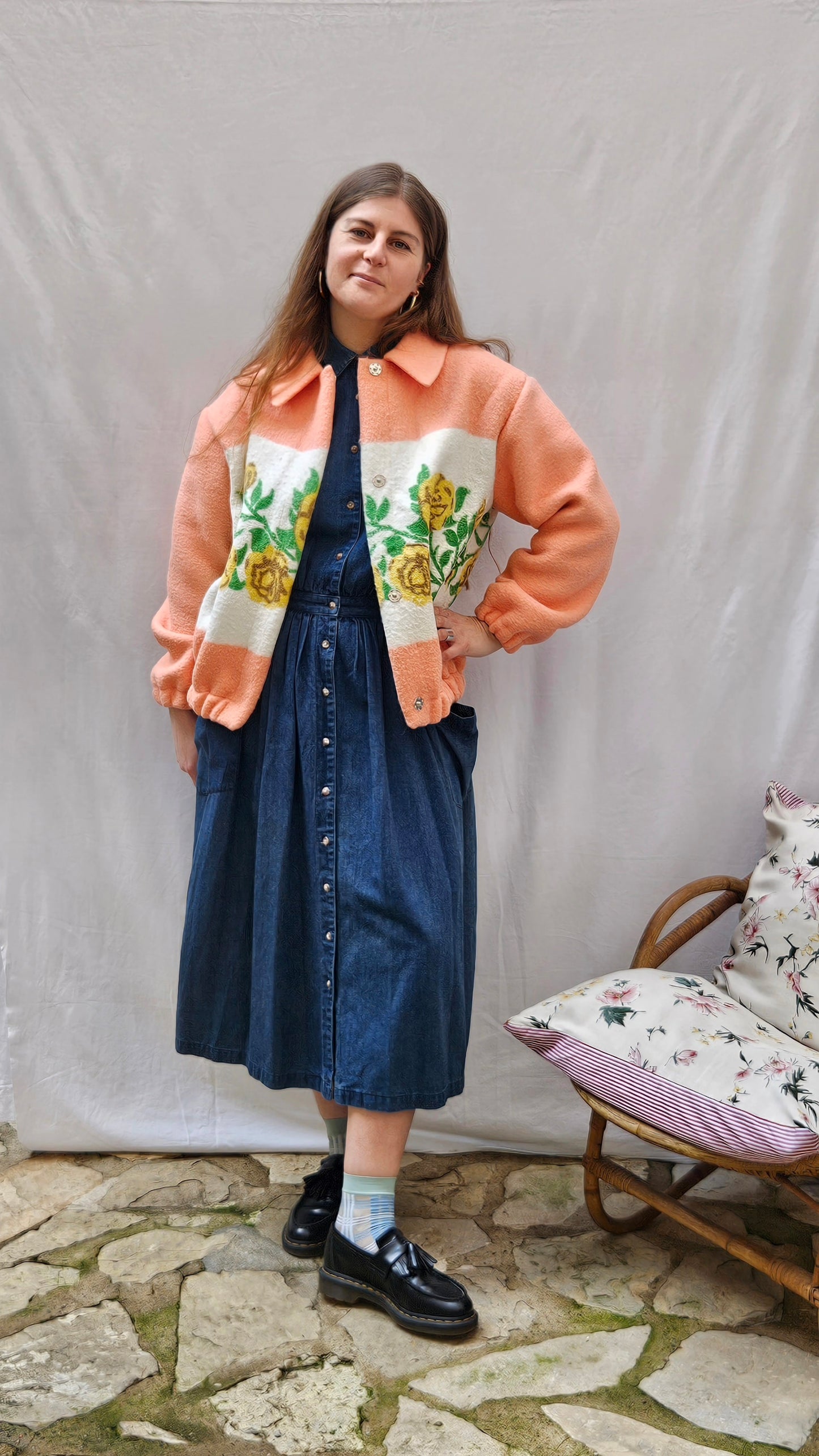 Veste couverture bomber