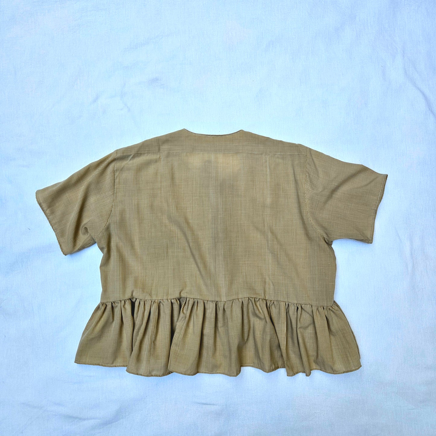 Blouse mini carreaux