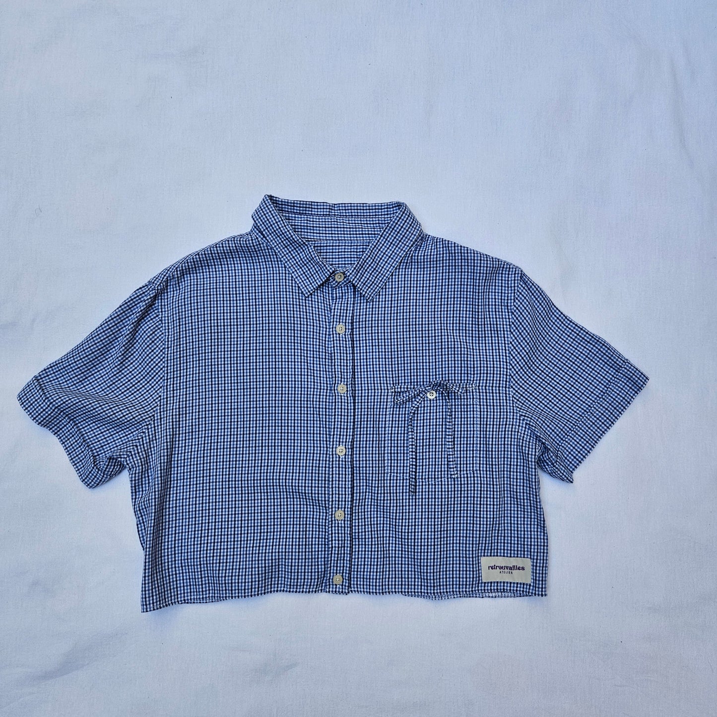 Blouse vichy dos nu