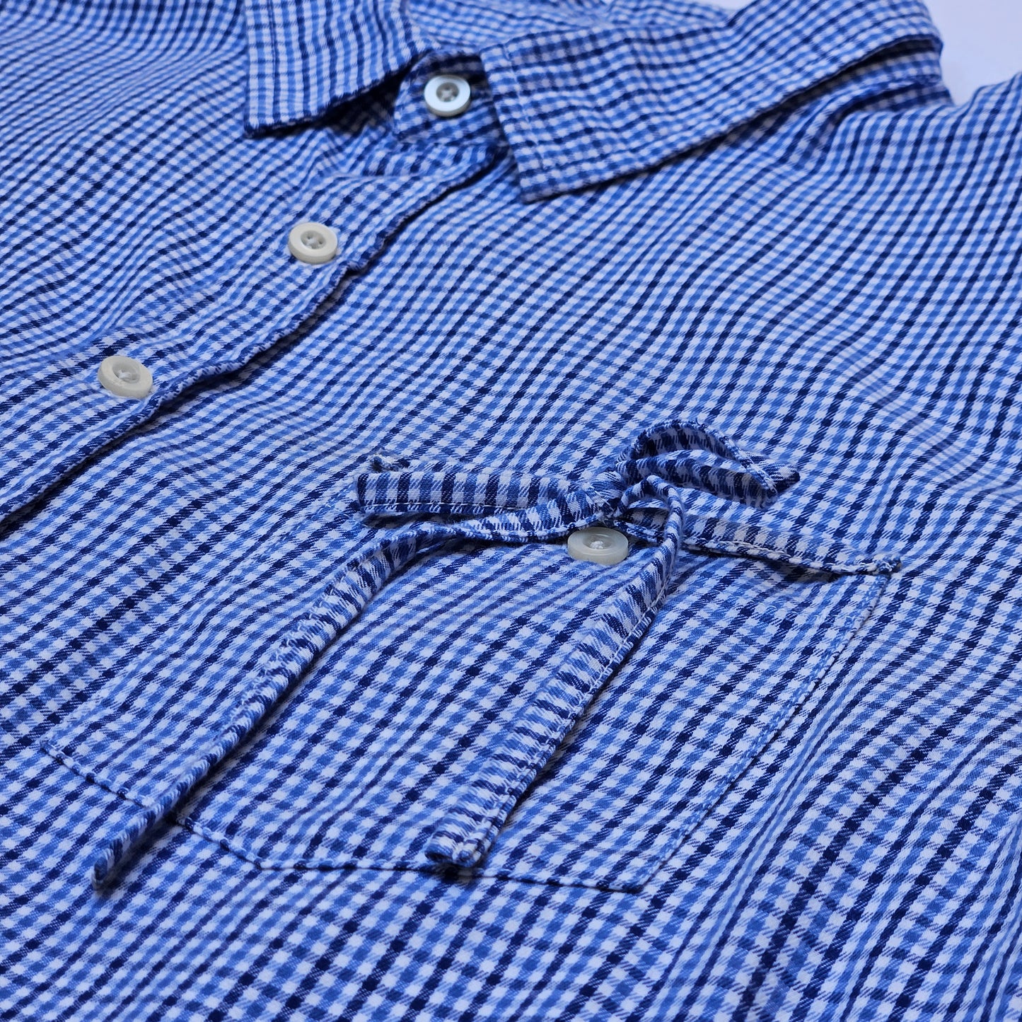 Blouse vichy dos nu