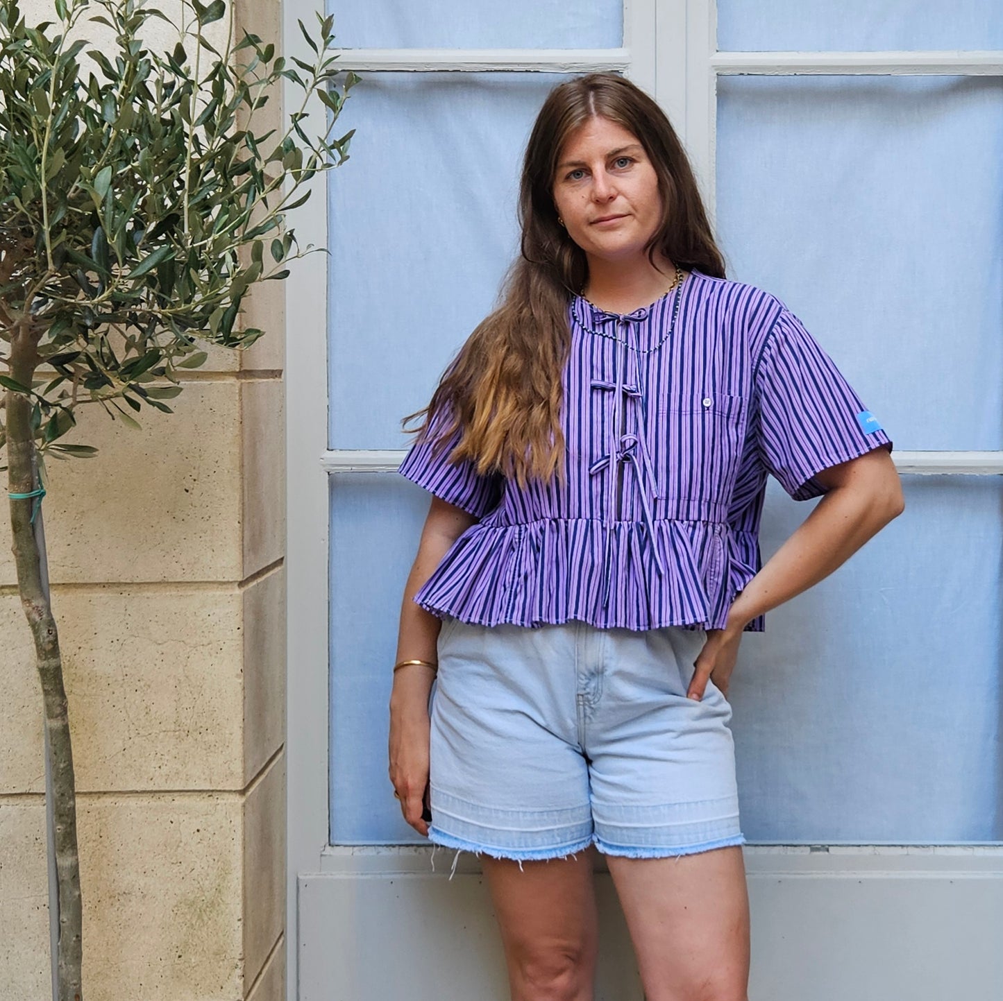 Blouse rayée