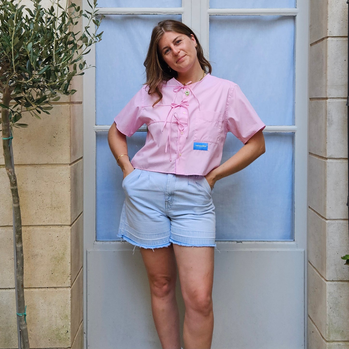 Blouse rose
