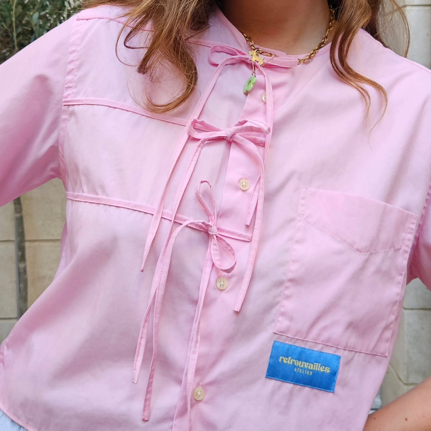 Blouse rose