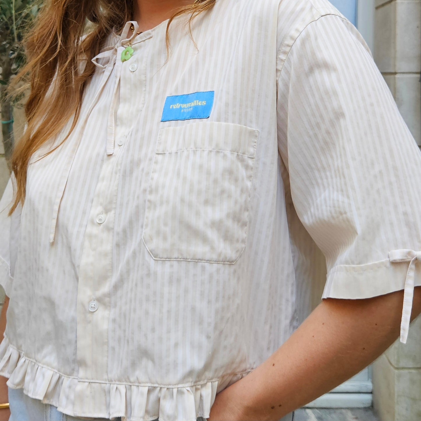 Blouse beige