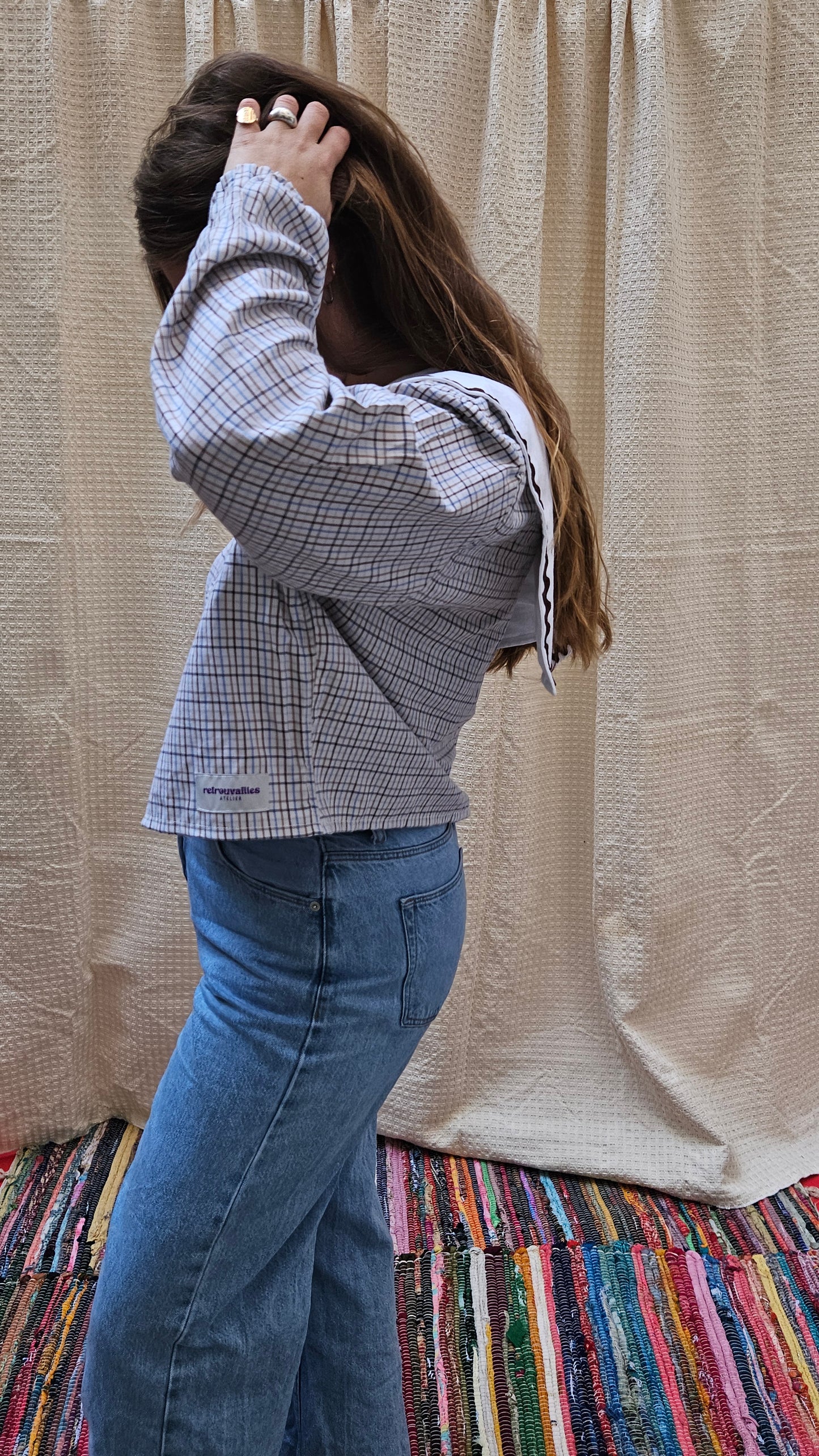 Chemise col marin XXL