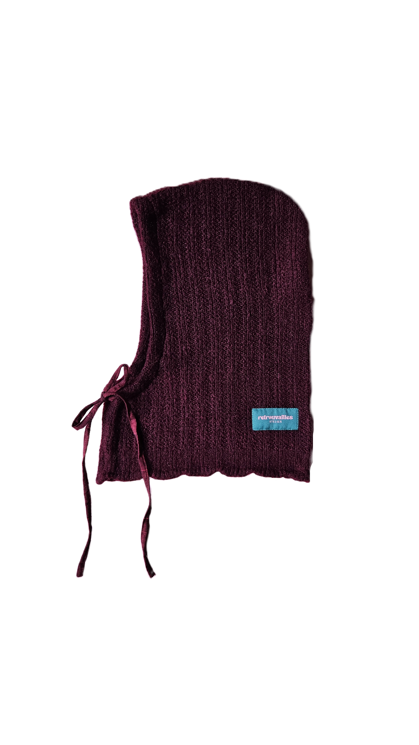 Cagoule bordeaux - cordon bordeaux