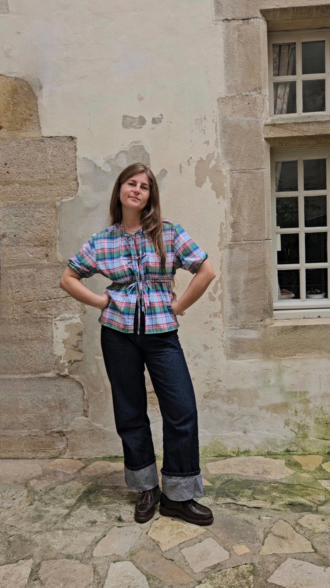 Blouse à nouer