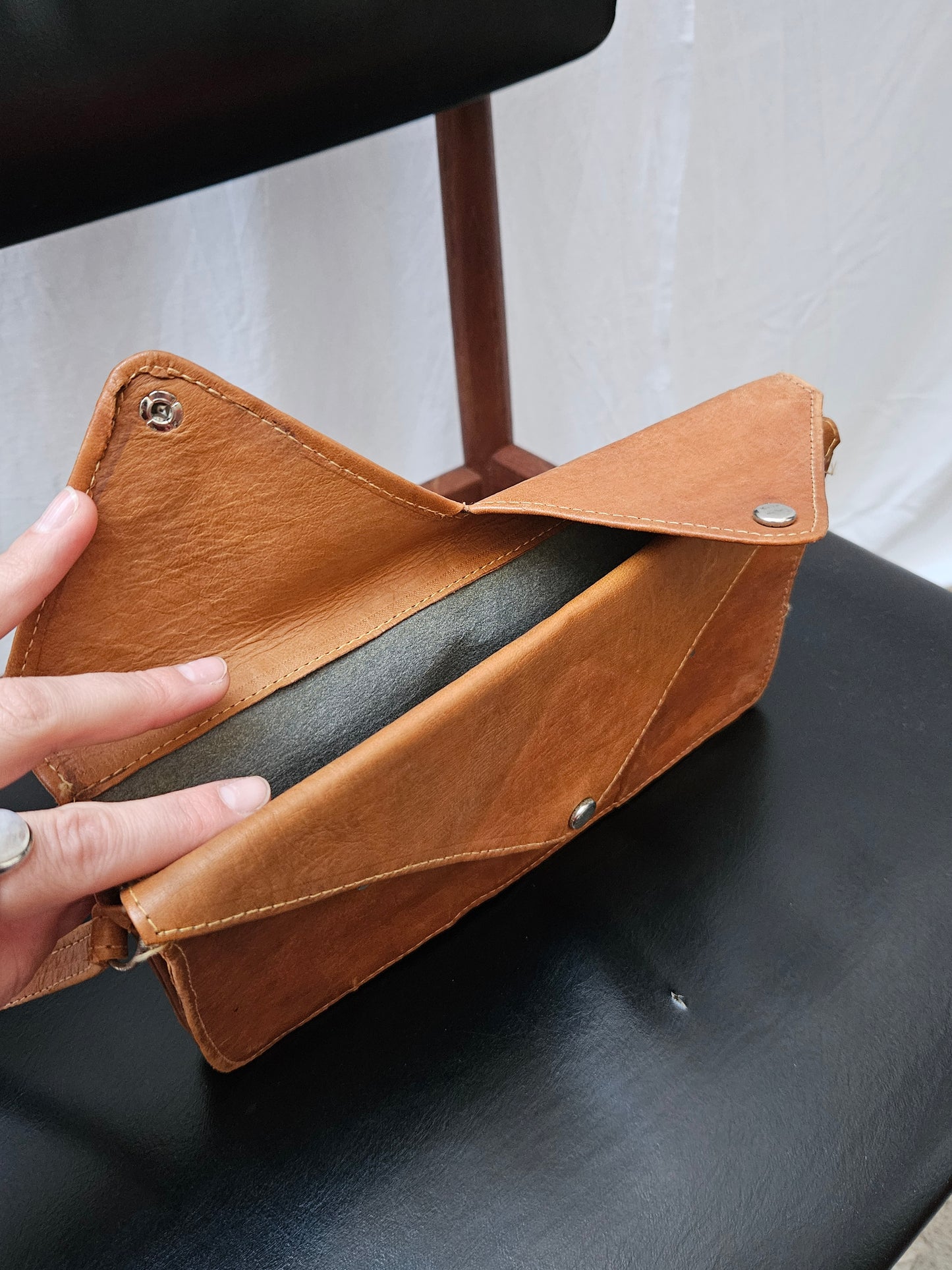 Pochette en cuir