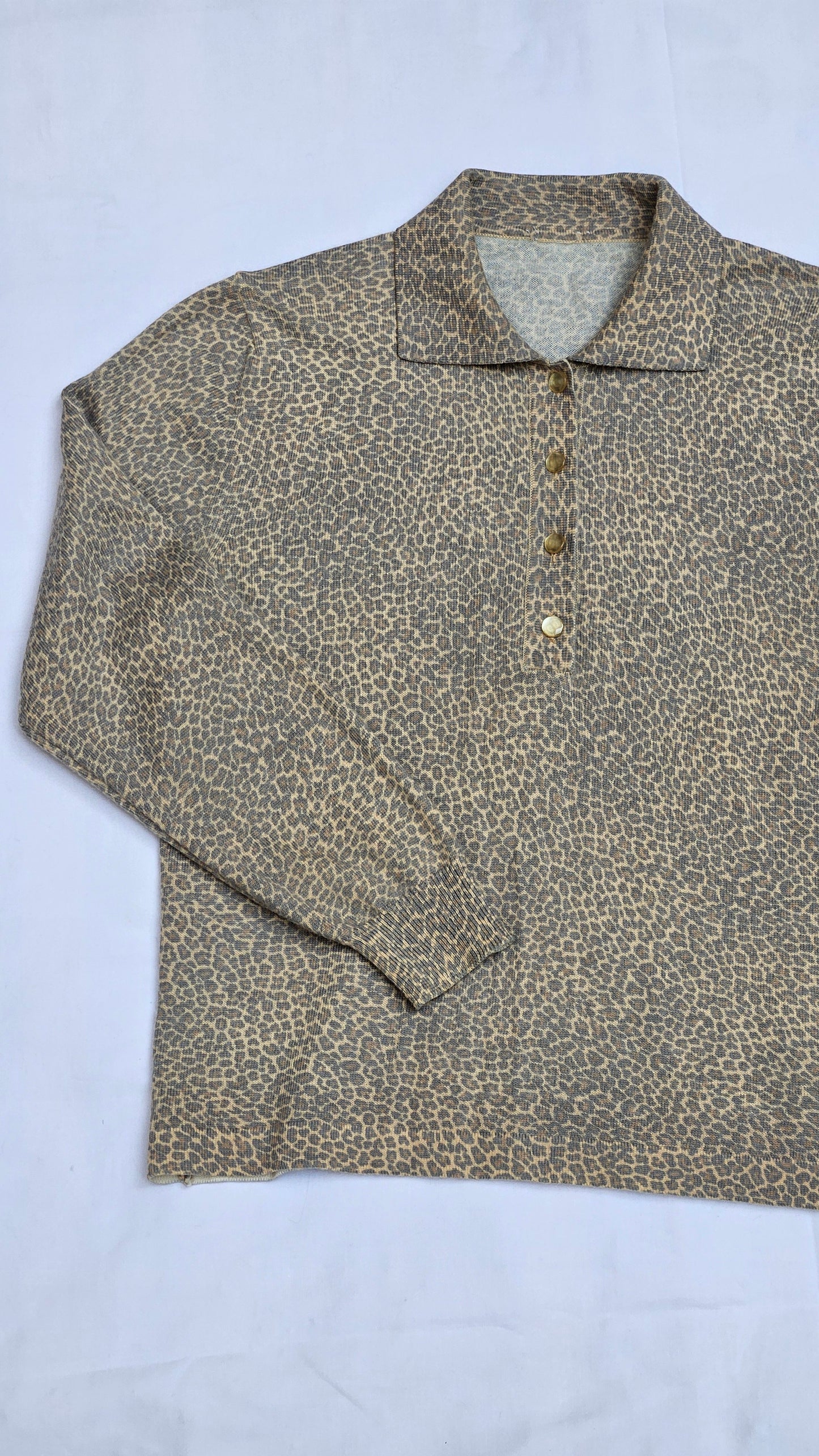 Pull polo léopard