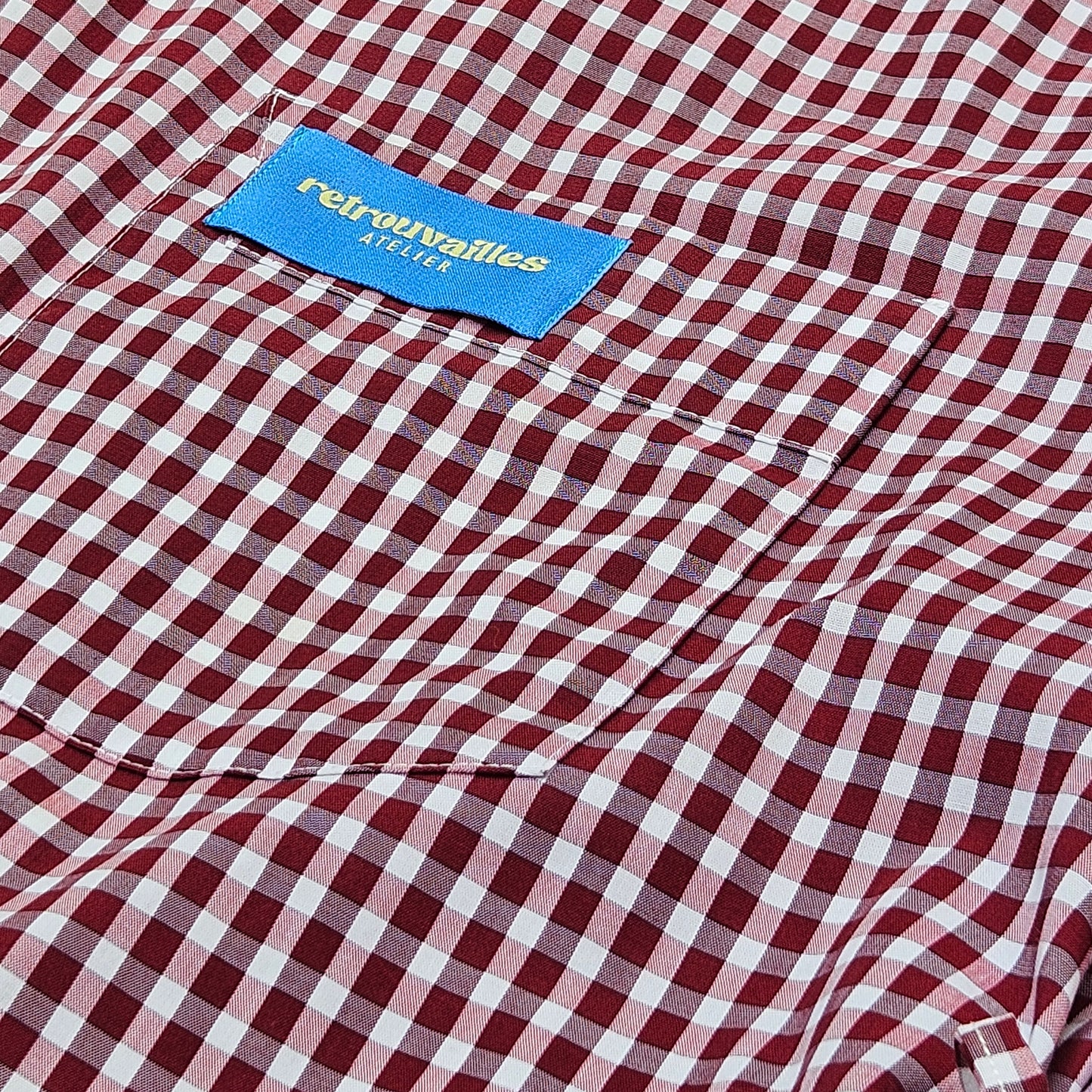 Blouse vichy dos nu