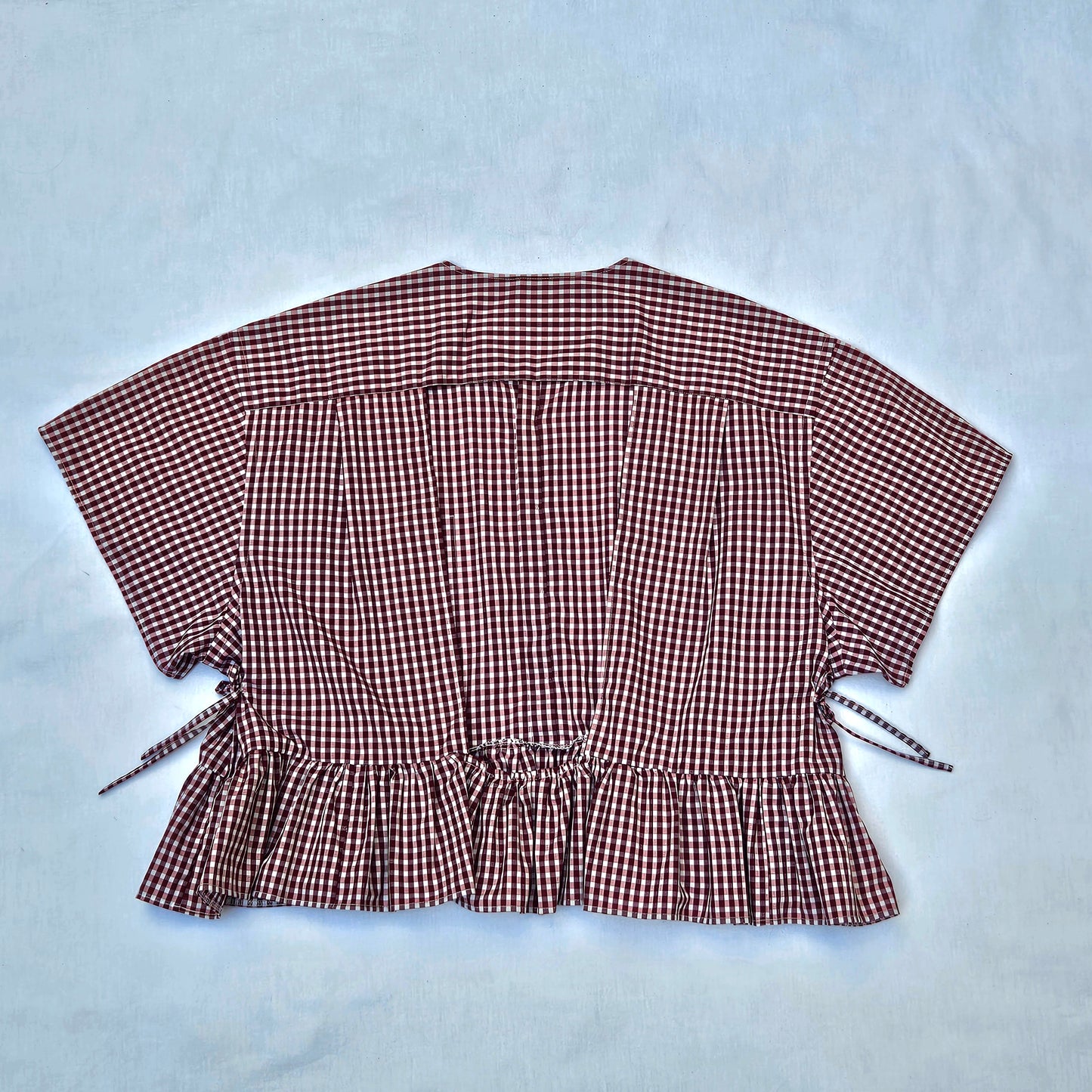 Blouse vichy dos nu