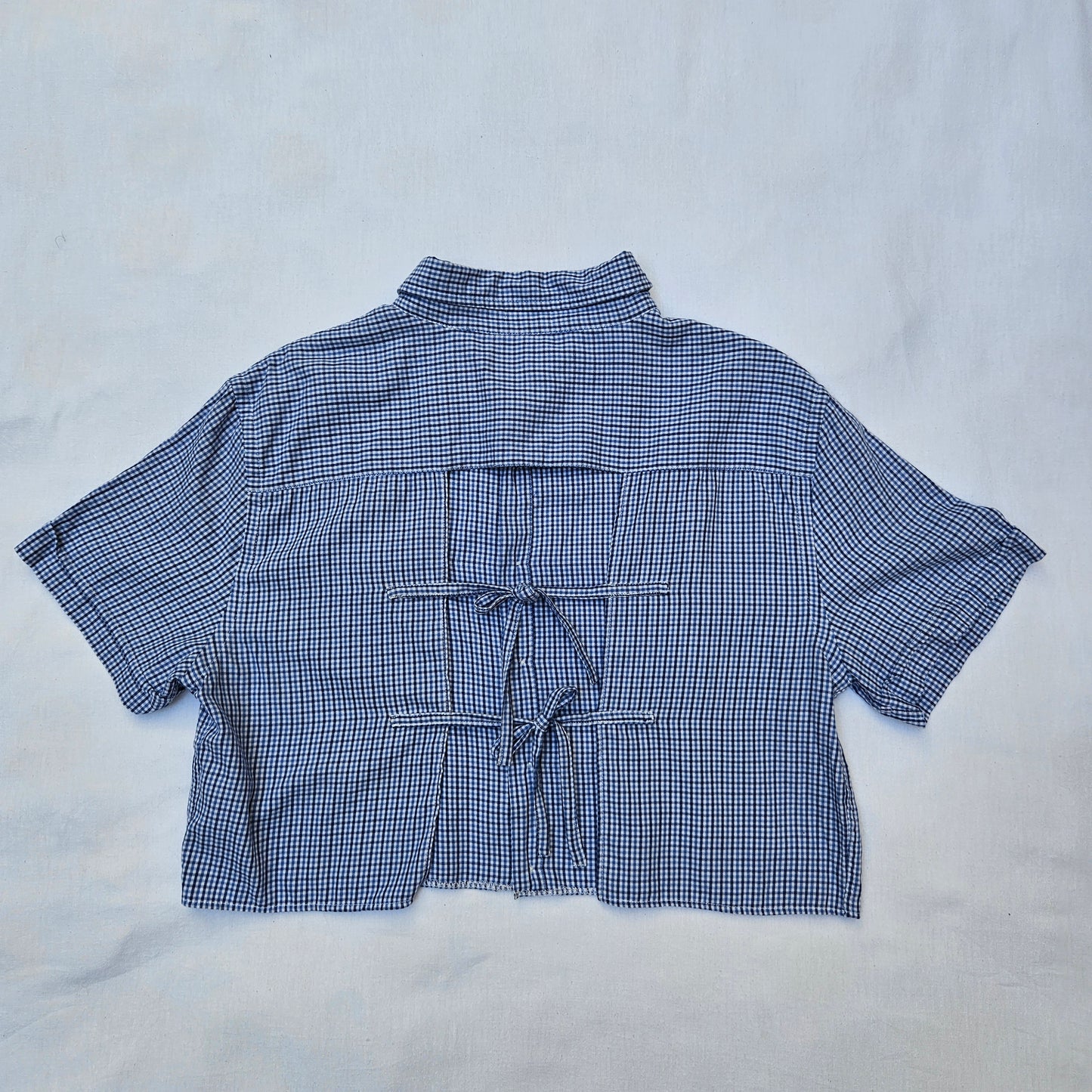 Blouse vichy dos nu