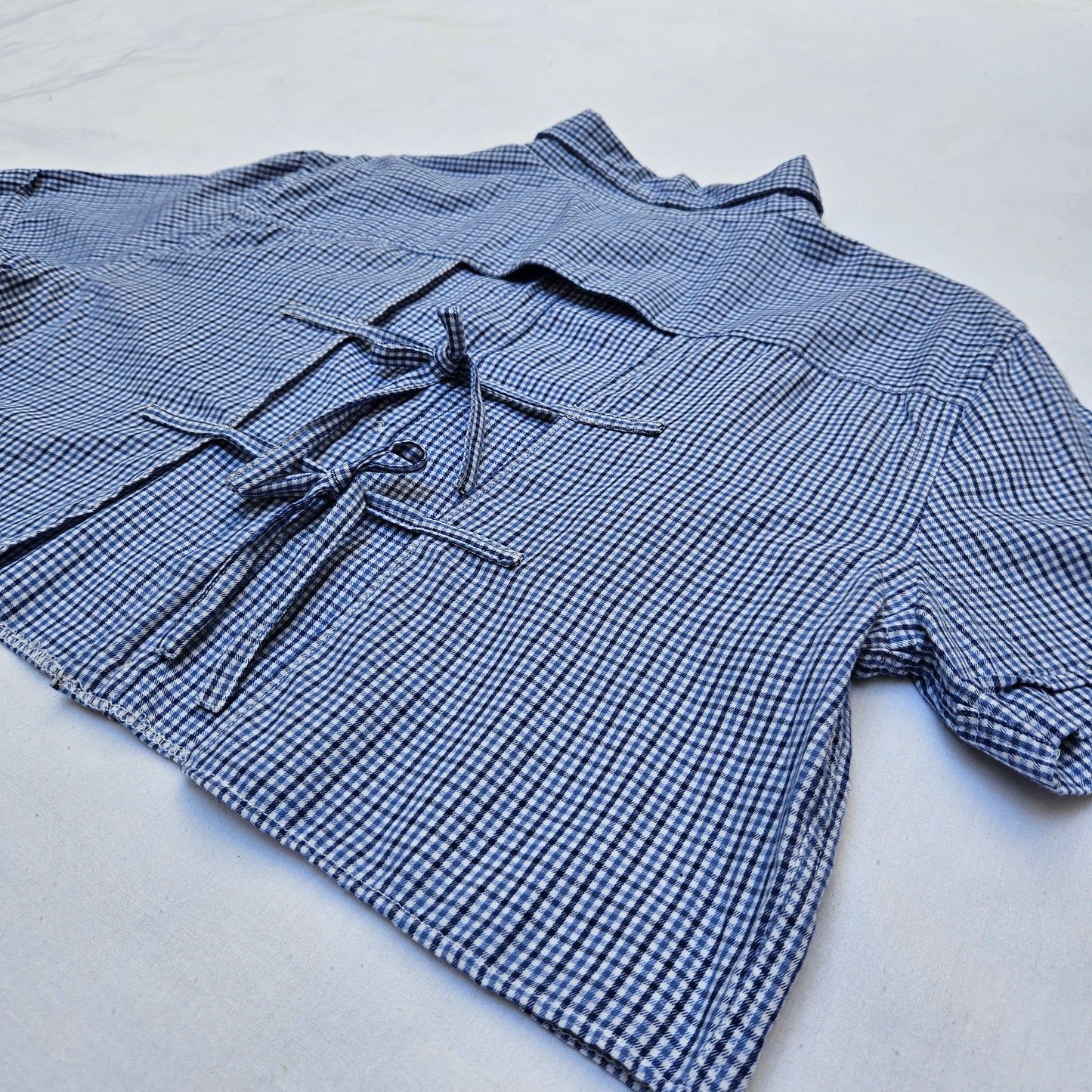 Blouse vichy dos nu