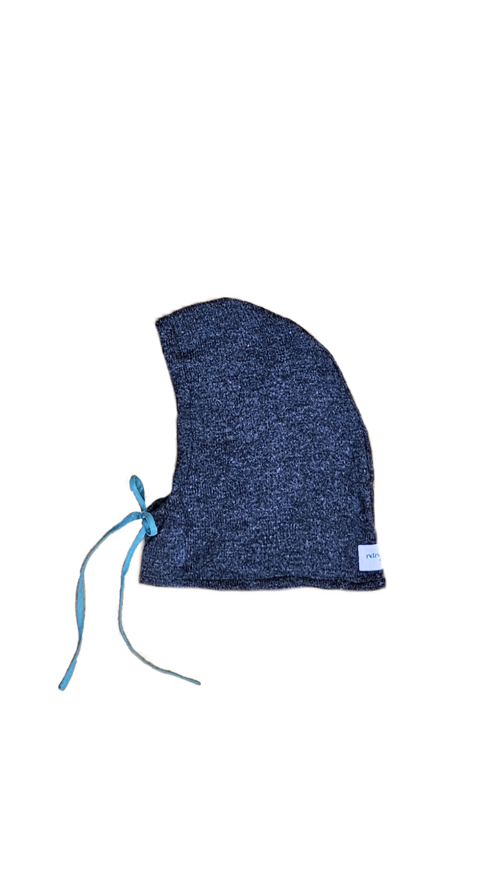 Cagoule gris foncé - cordon vert