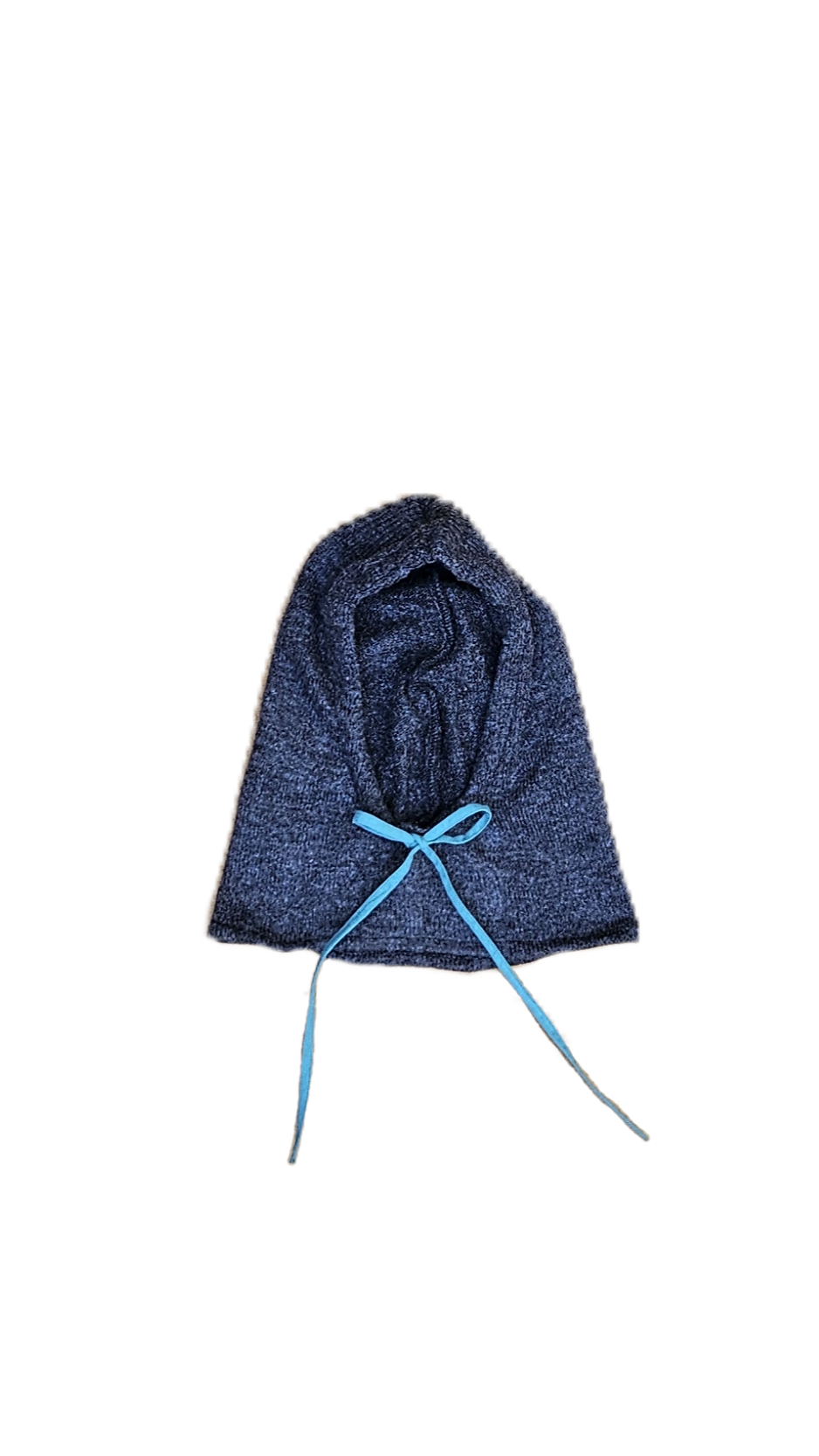 Cagoule gris foncé - cordon vert