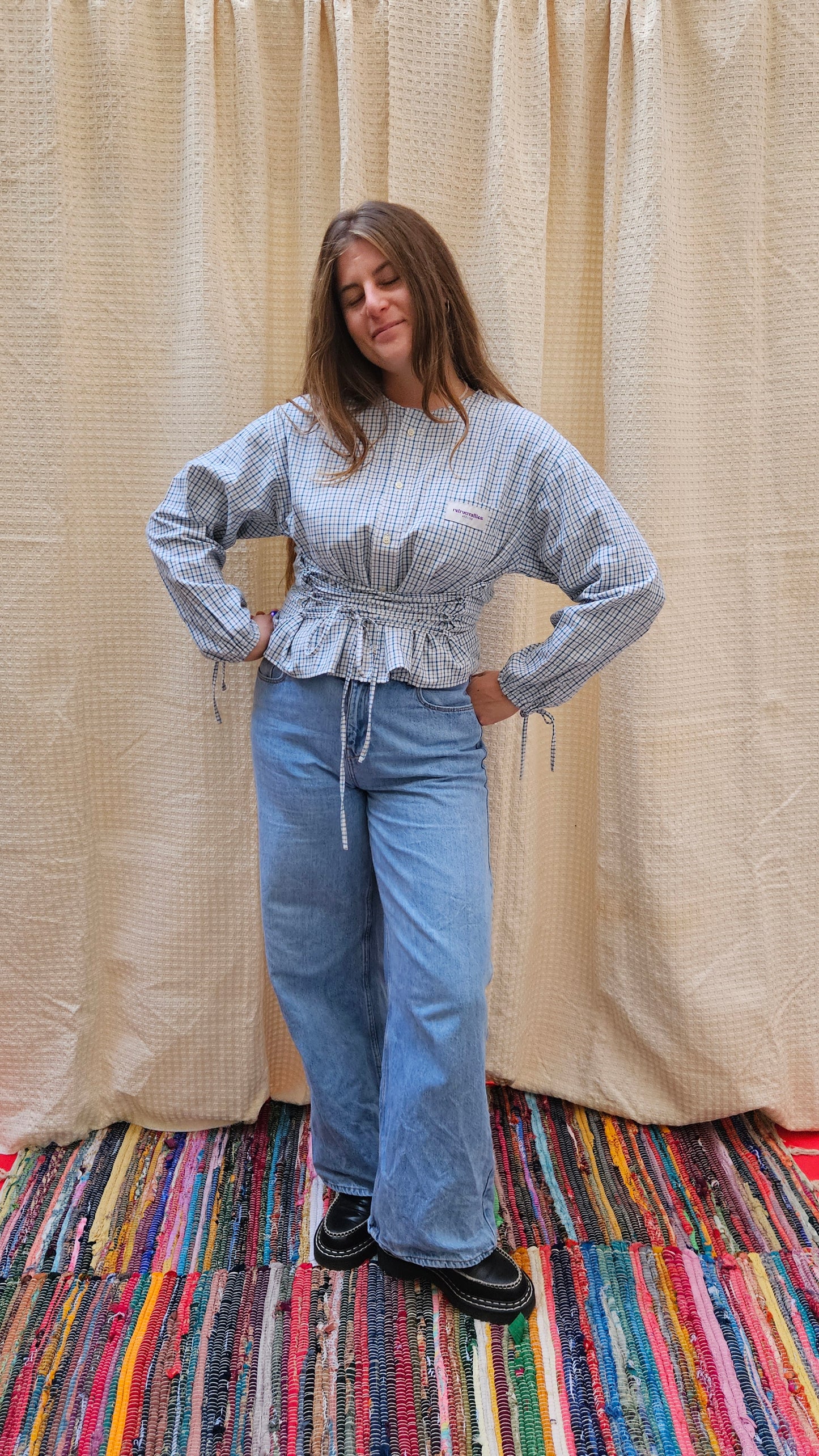 Chemise "corset" à nouer