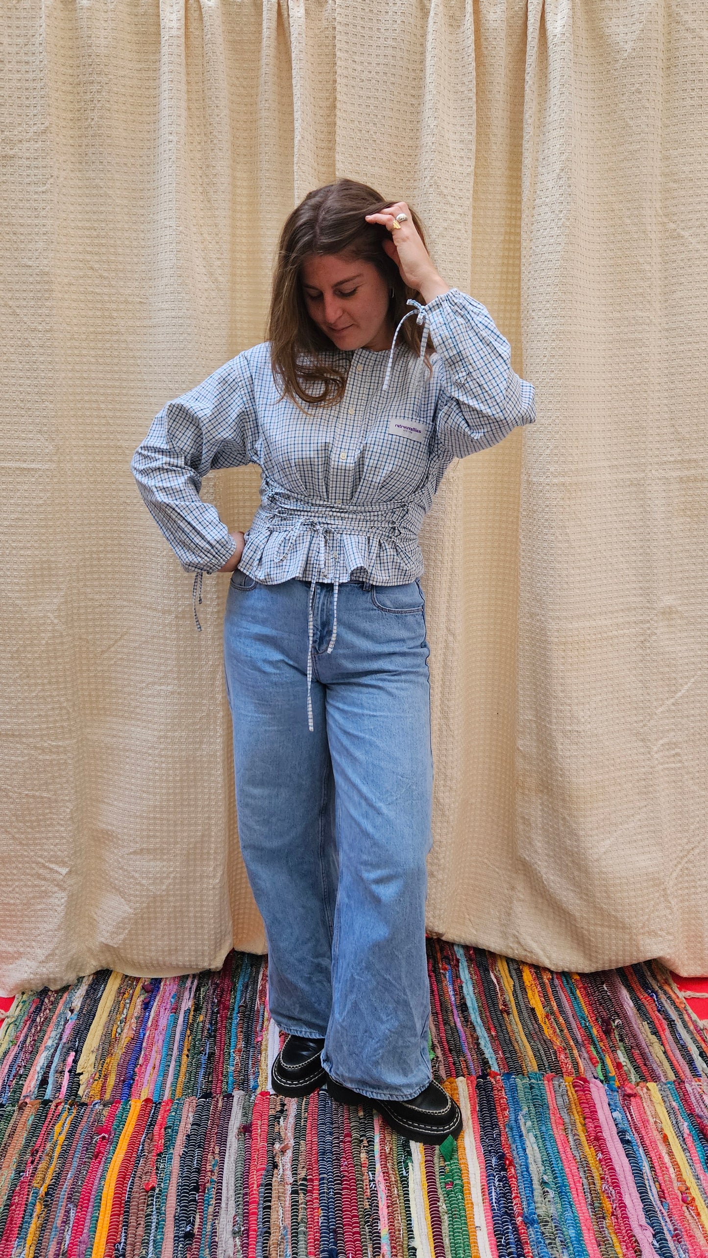 Chemise "corset" à nouer