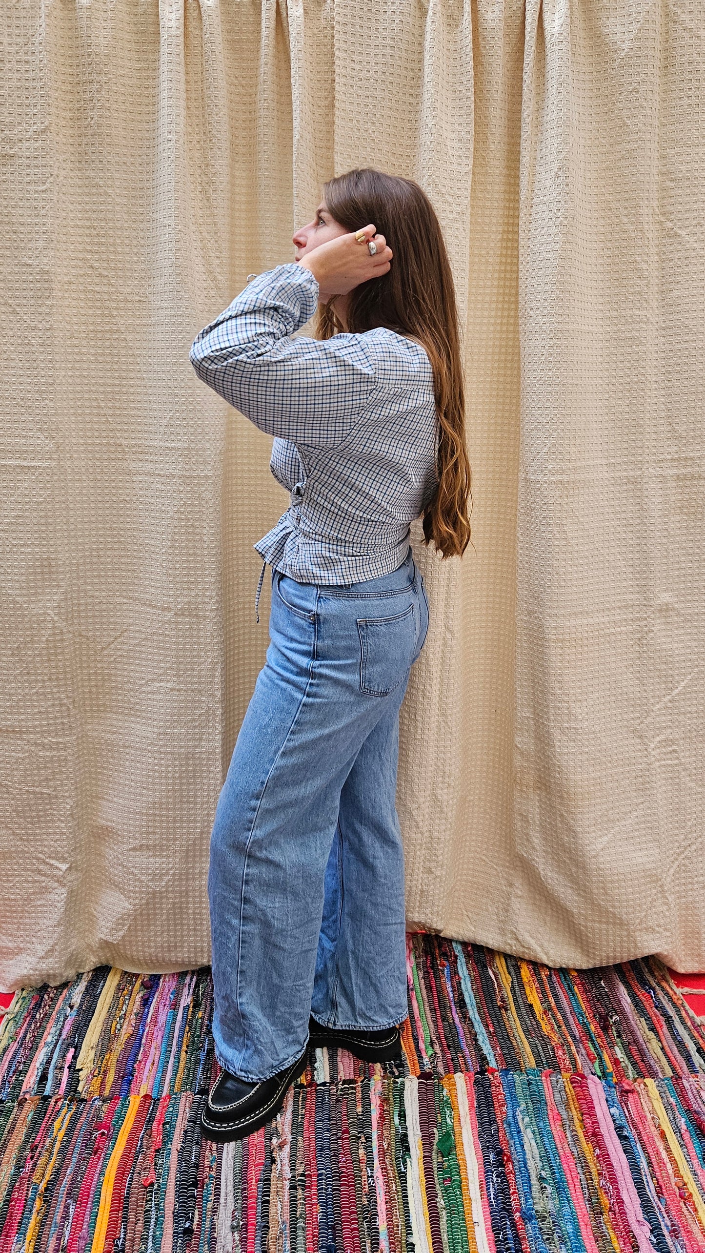 Chemise "corset" à nouer